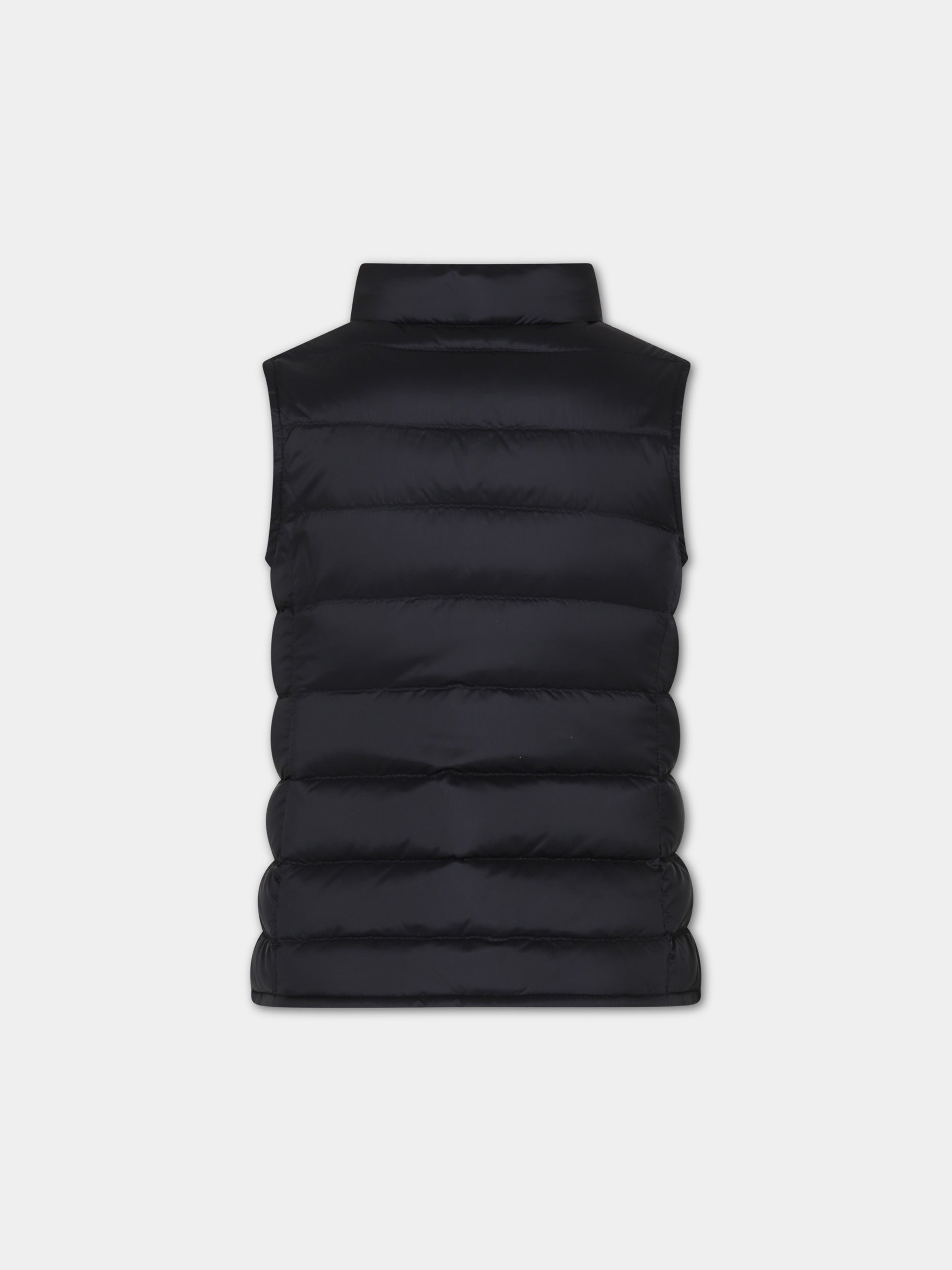 Gilet Liane nero per bambina con logo,Moncler Kids,954 1A00085 595FE 999
