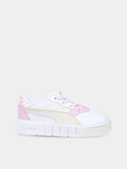 Sneakers basse bianche Cali per bambina,Puma,24SMPU395382 01