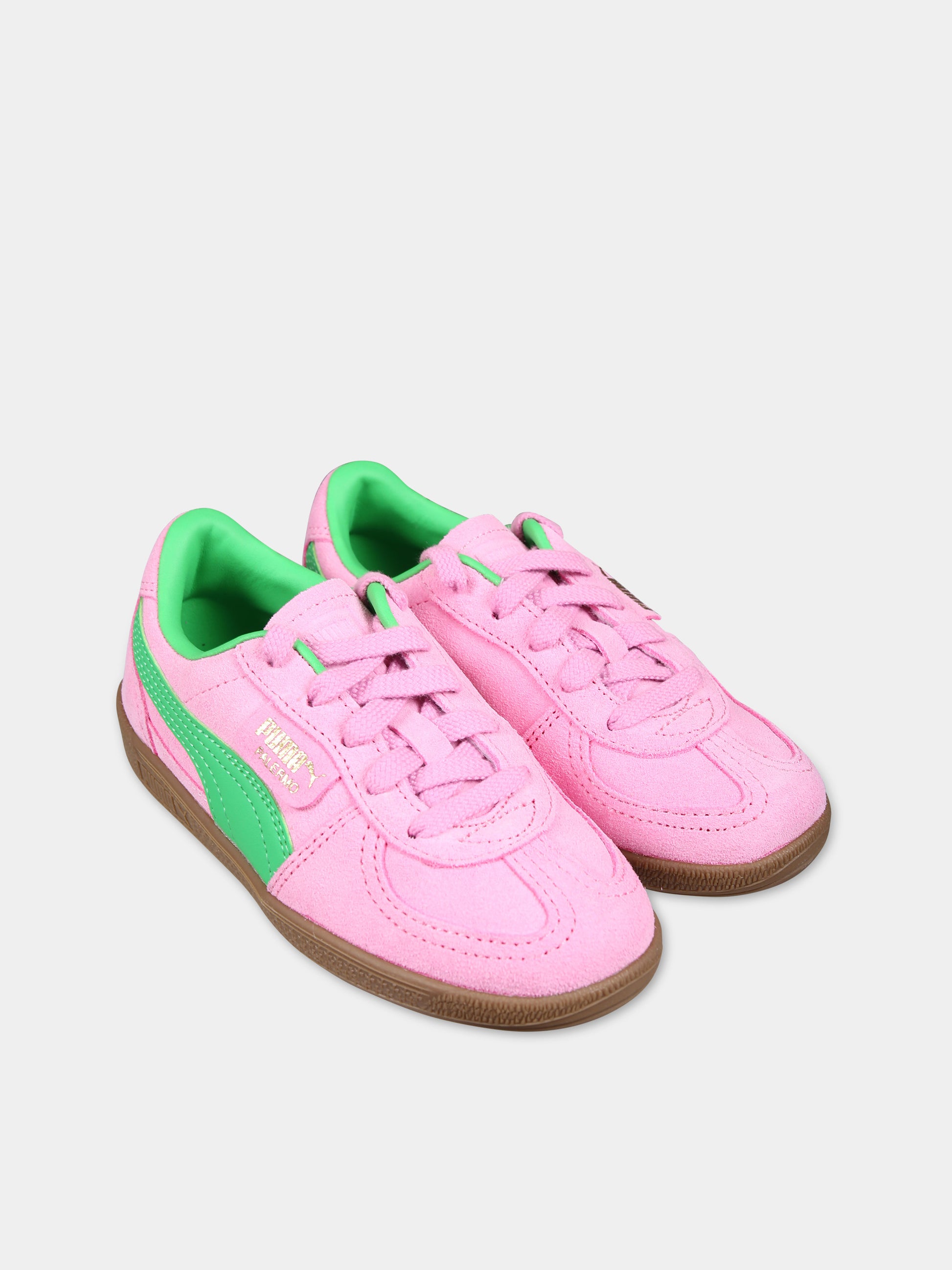 Sneakers Palermo fucsia per bambina con logo,Puma,24SMPU397761 01