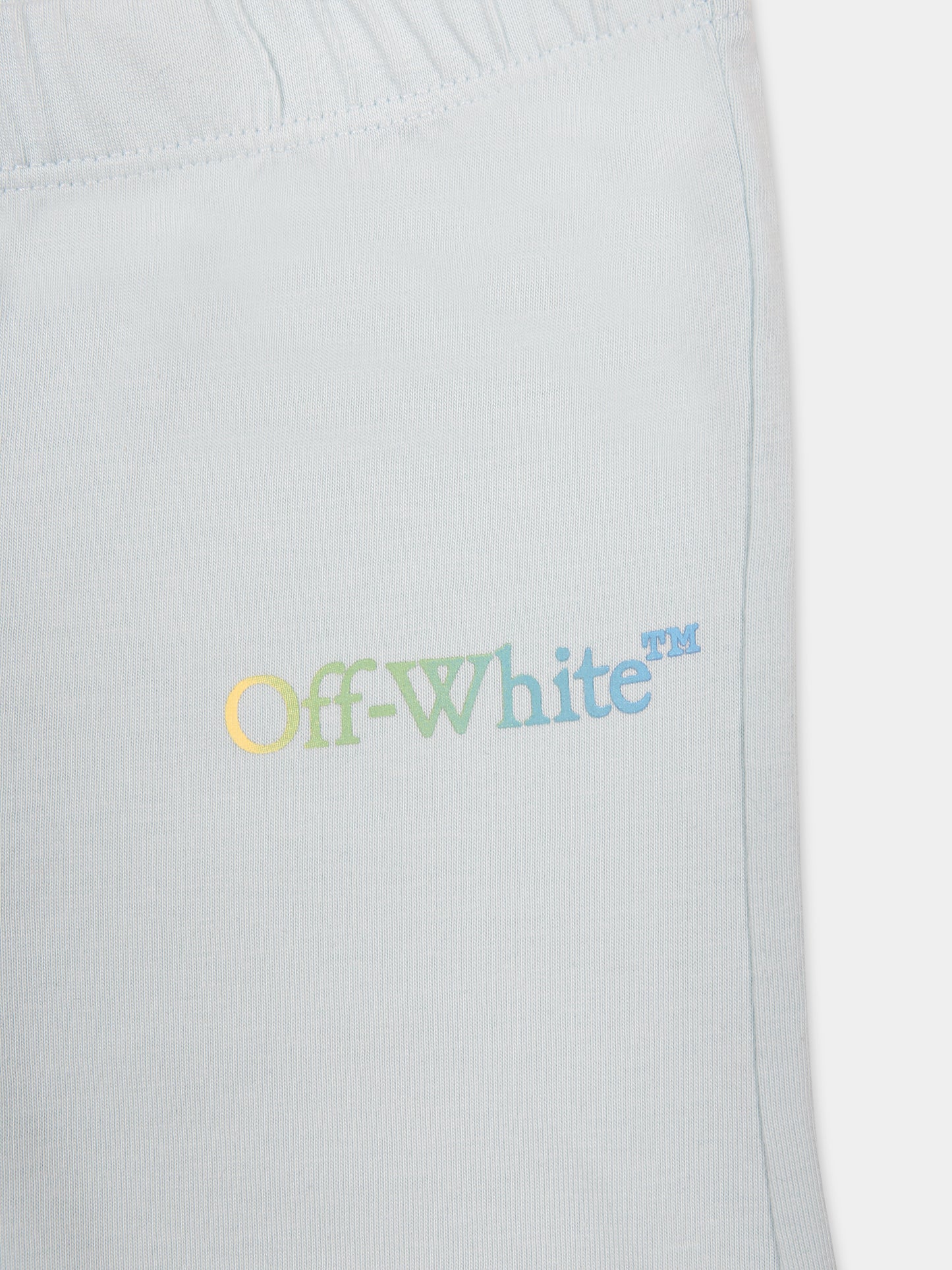 Completo celeste per neonato con logo,Off White,OB2X013S24JER0014084