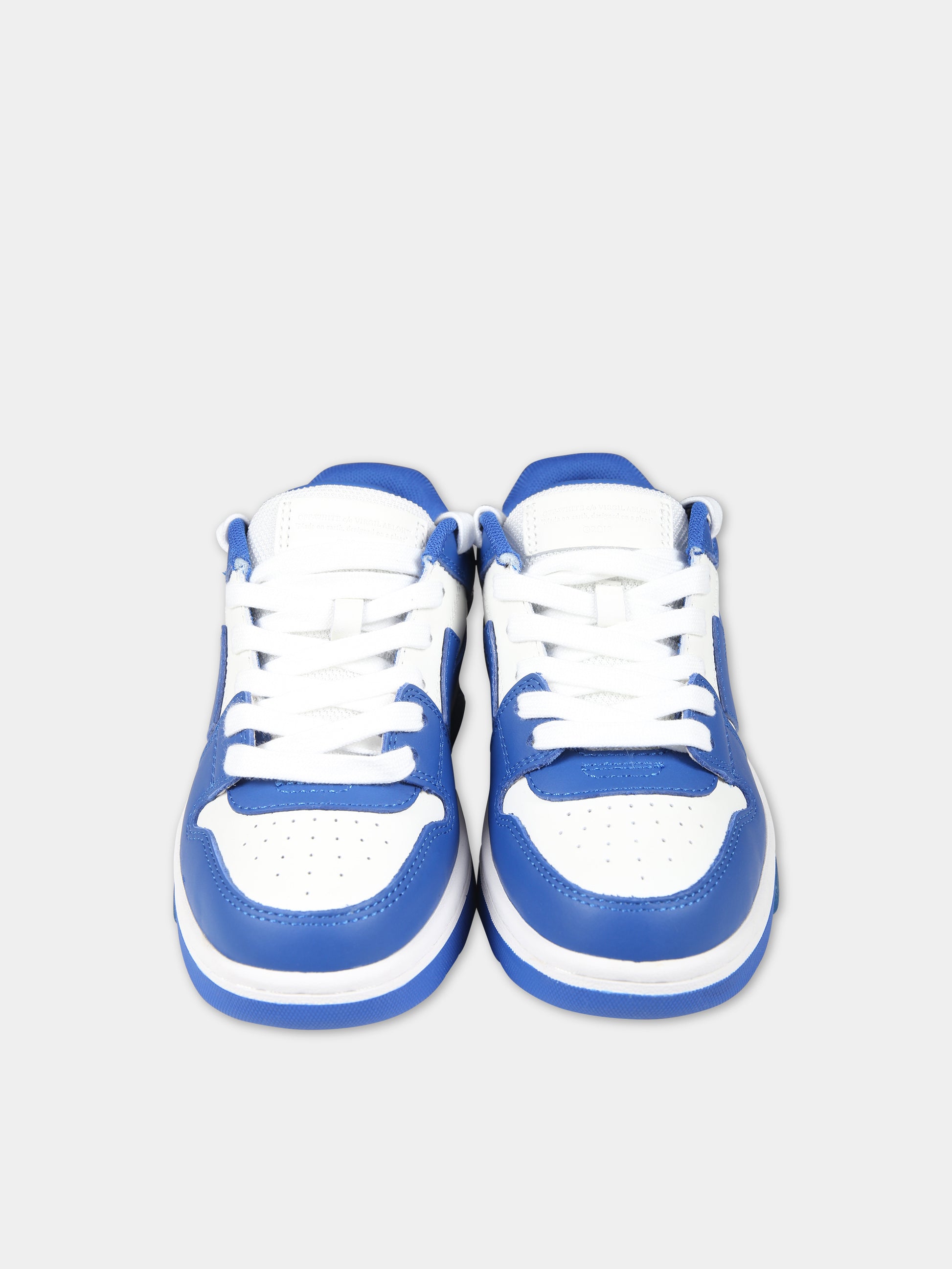Sneakers azzurre per bambino con iconiche frecce,Off White,OBIA011S24LEA0020145