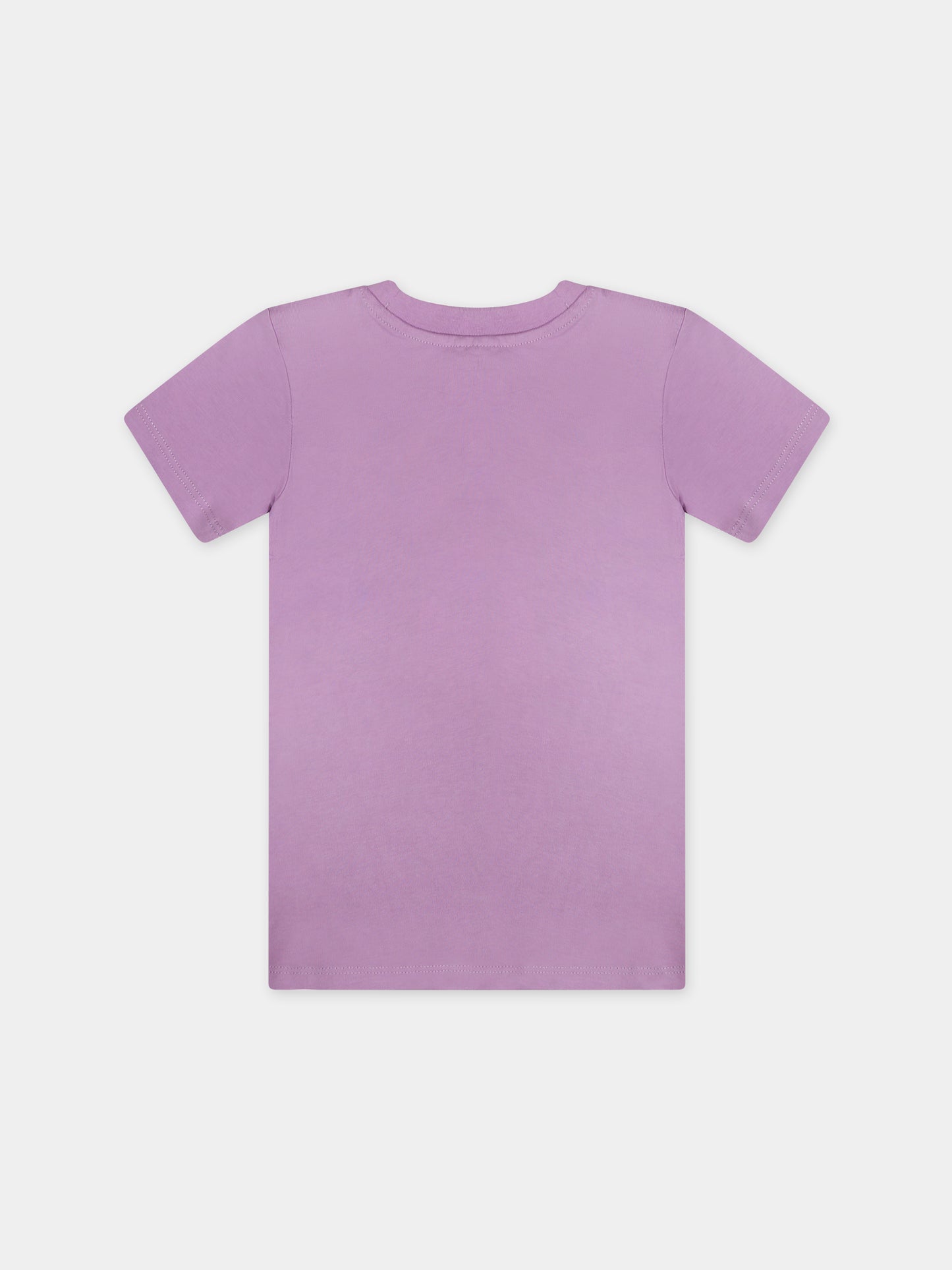 Vestito viola per neonata con stella,Stella Mccartney Kids,TU1A01 Z0434 538