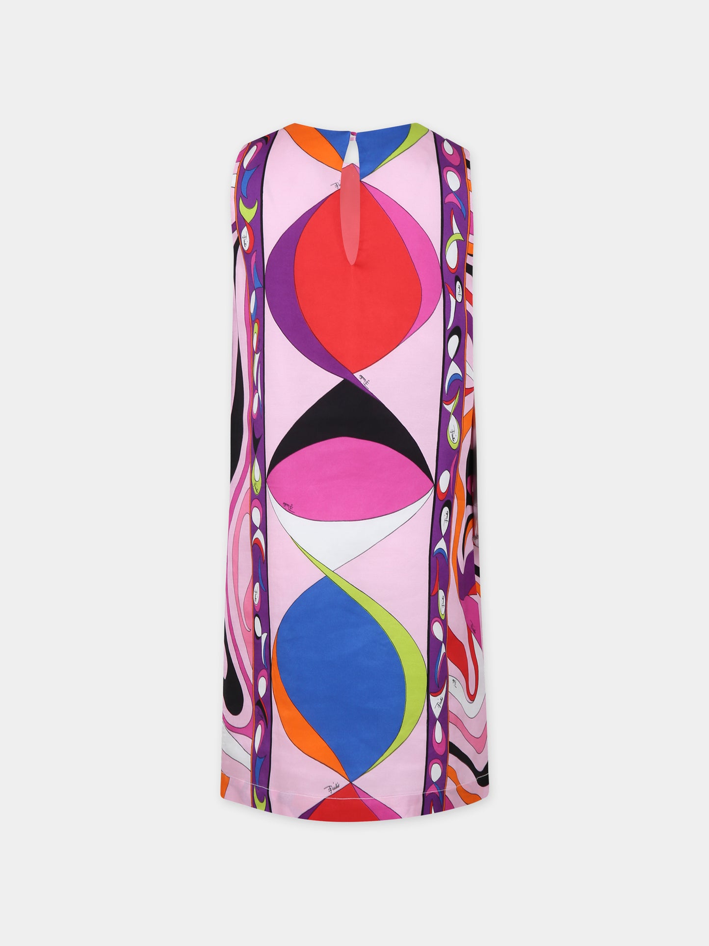 Vestito multicolor per bambina,Emilio Pucci Junior,PU1C22 K0184 543MC