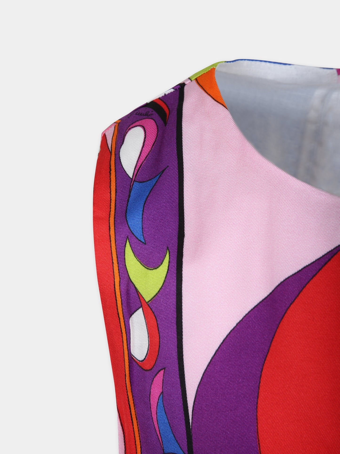 Vestito multicolor per bambina,Emilio Pucci Junior,PU1C22 K0184 543MC