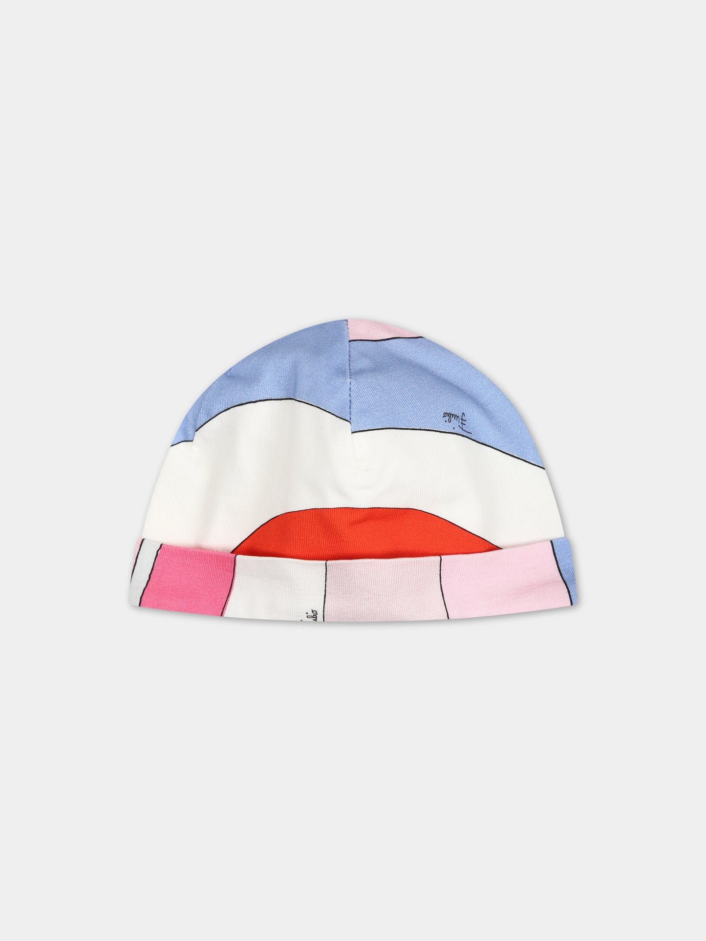 Set tutina multicolor per neonata,Emilio Pucci Junior,PUB040 J0369 105MC