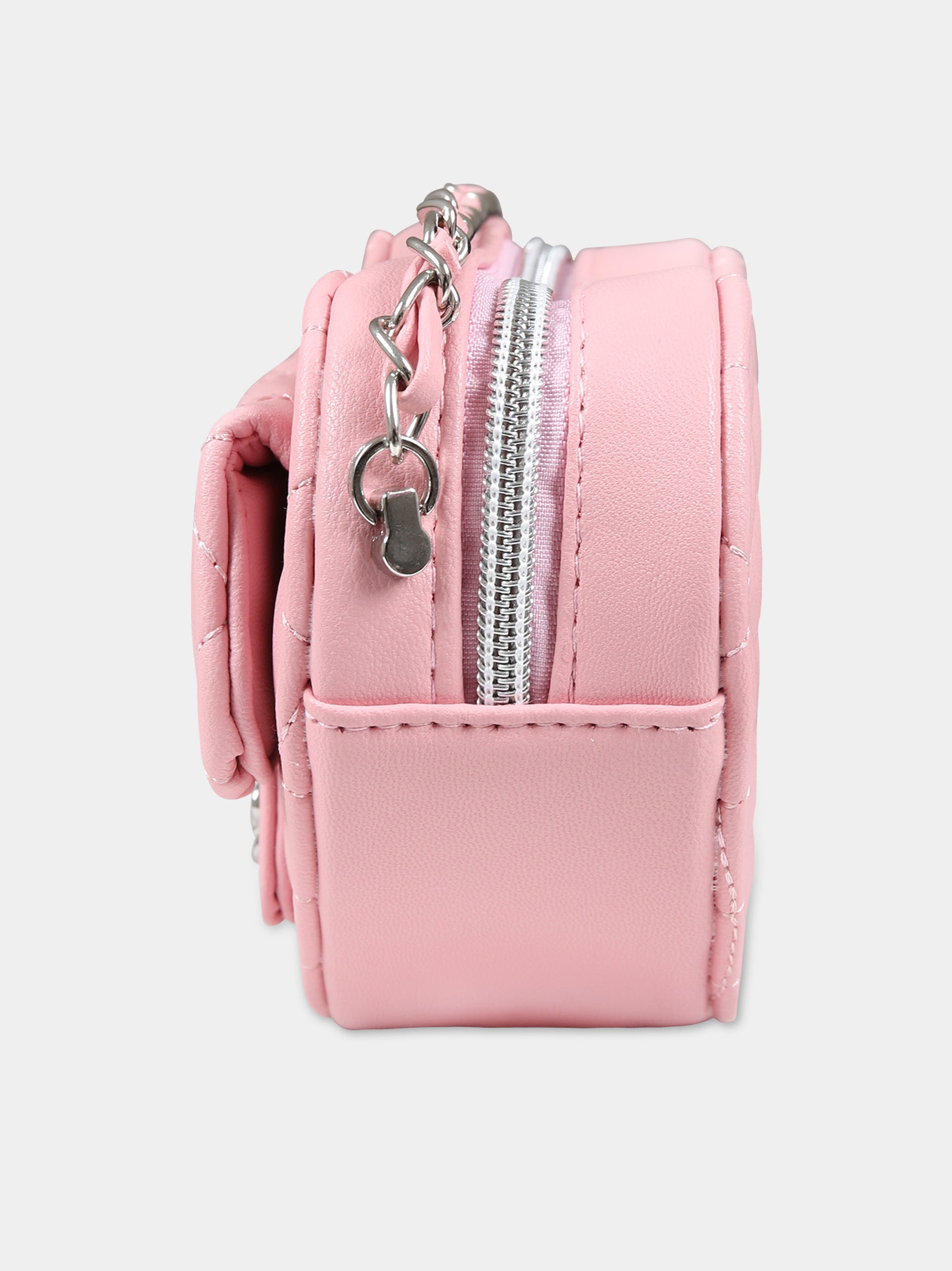 Borsa rosa per bambina a forma di cuore,Monnalisa,79C008 3068 0092