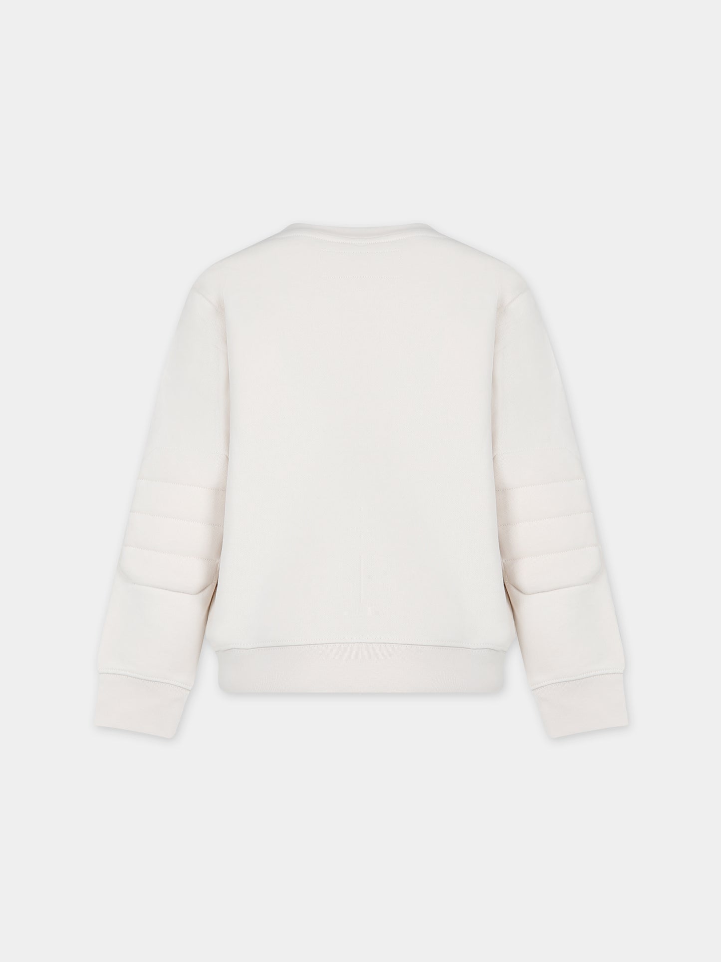 Felpa avorio per bambino con logo,Zadig & Voltaire Kids,X60098 182