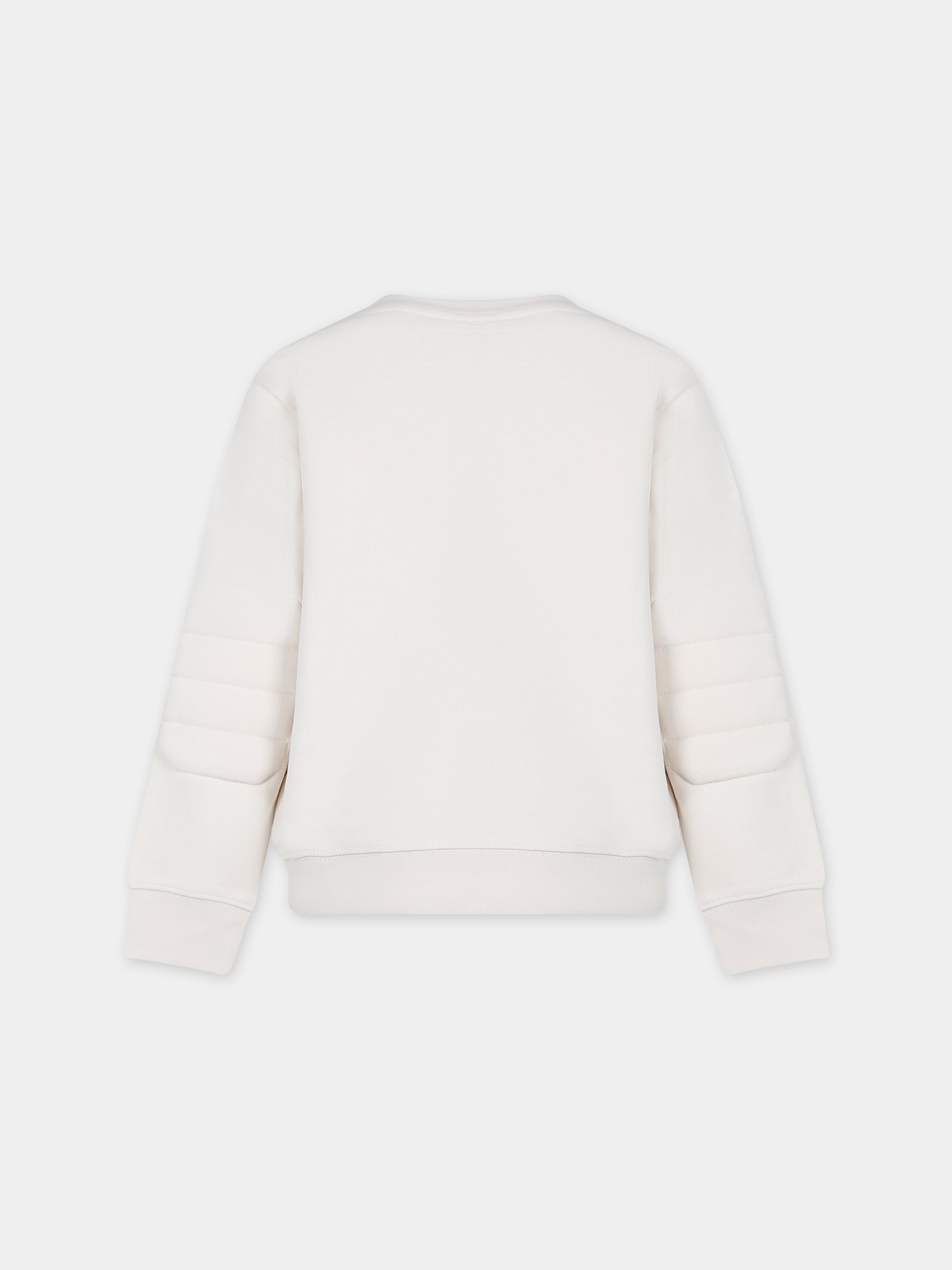 Felpa avorio per bambino con logo,Zadig & Voltaire Kids,X60098 182