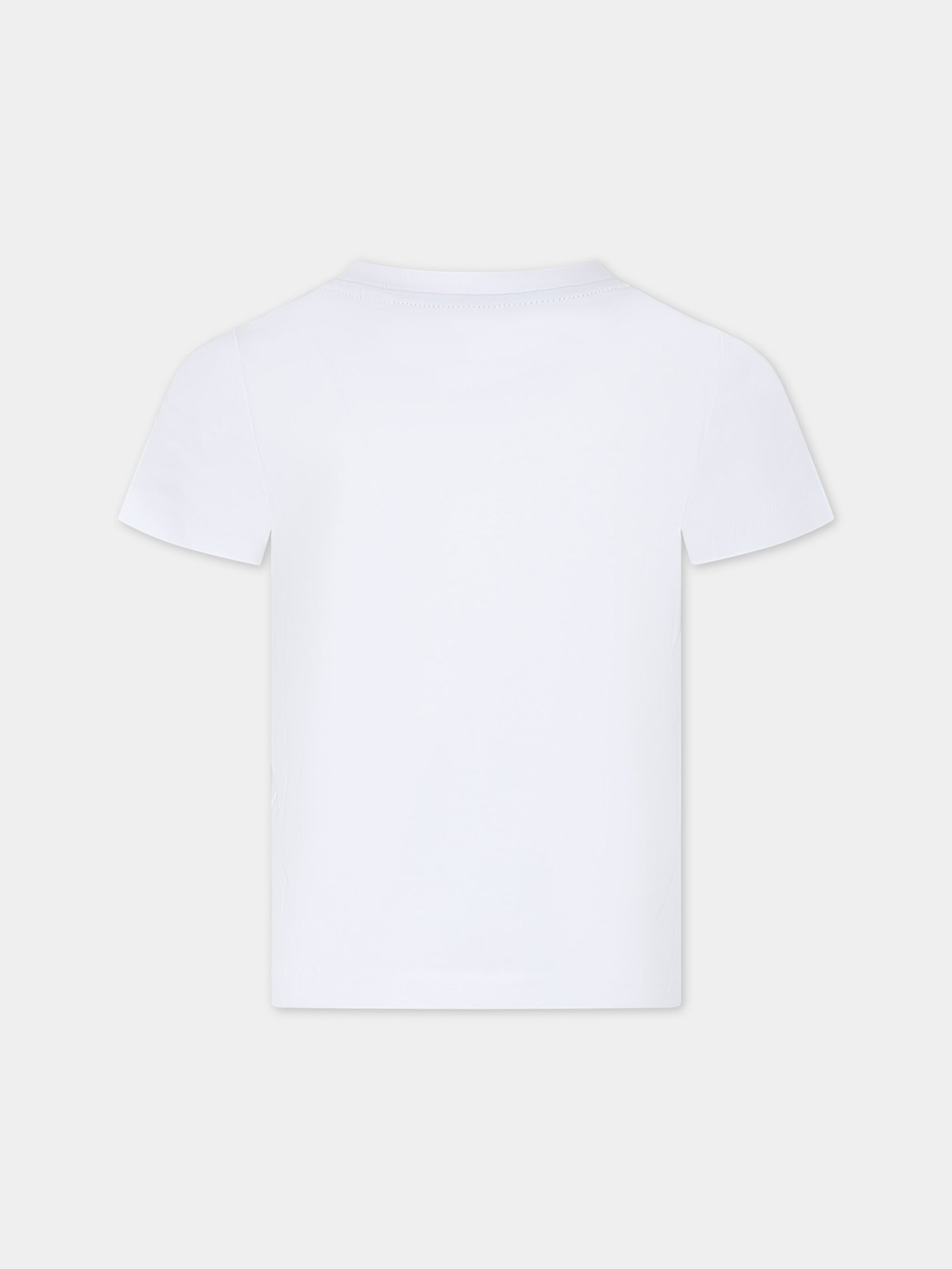 T-shirt bianca per bambino con logo,Timberland,T60087 10P