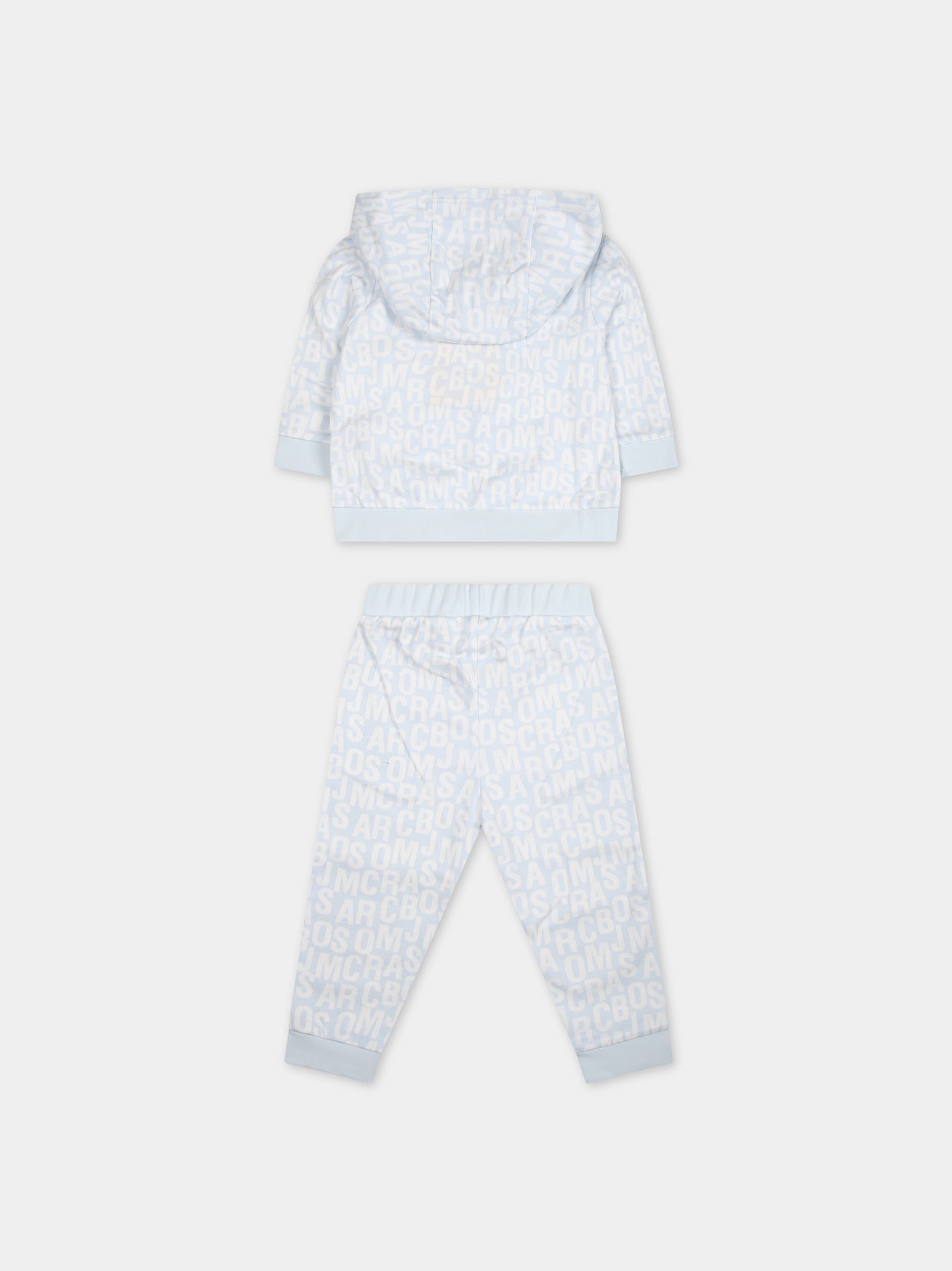 Completo celeste per neonato con logo,Marc Jacobs,W60151 791