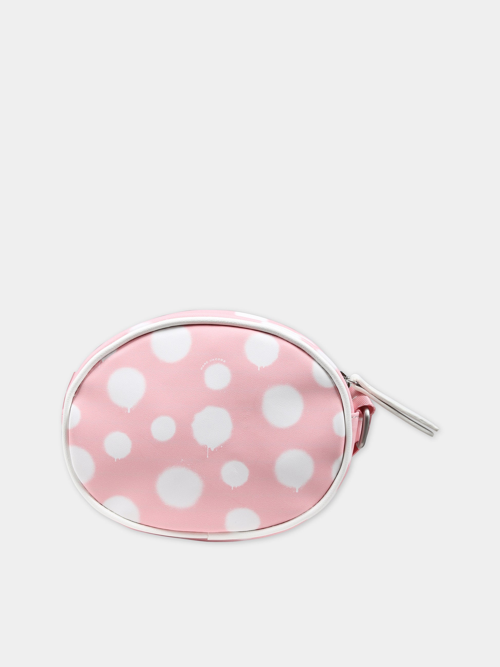 Borsa rosa per bambina con pois bianchi all-over,Little Marc Jacobs,W60006 45T