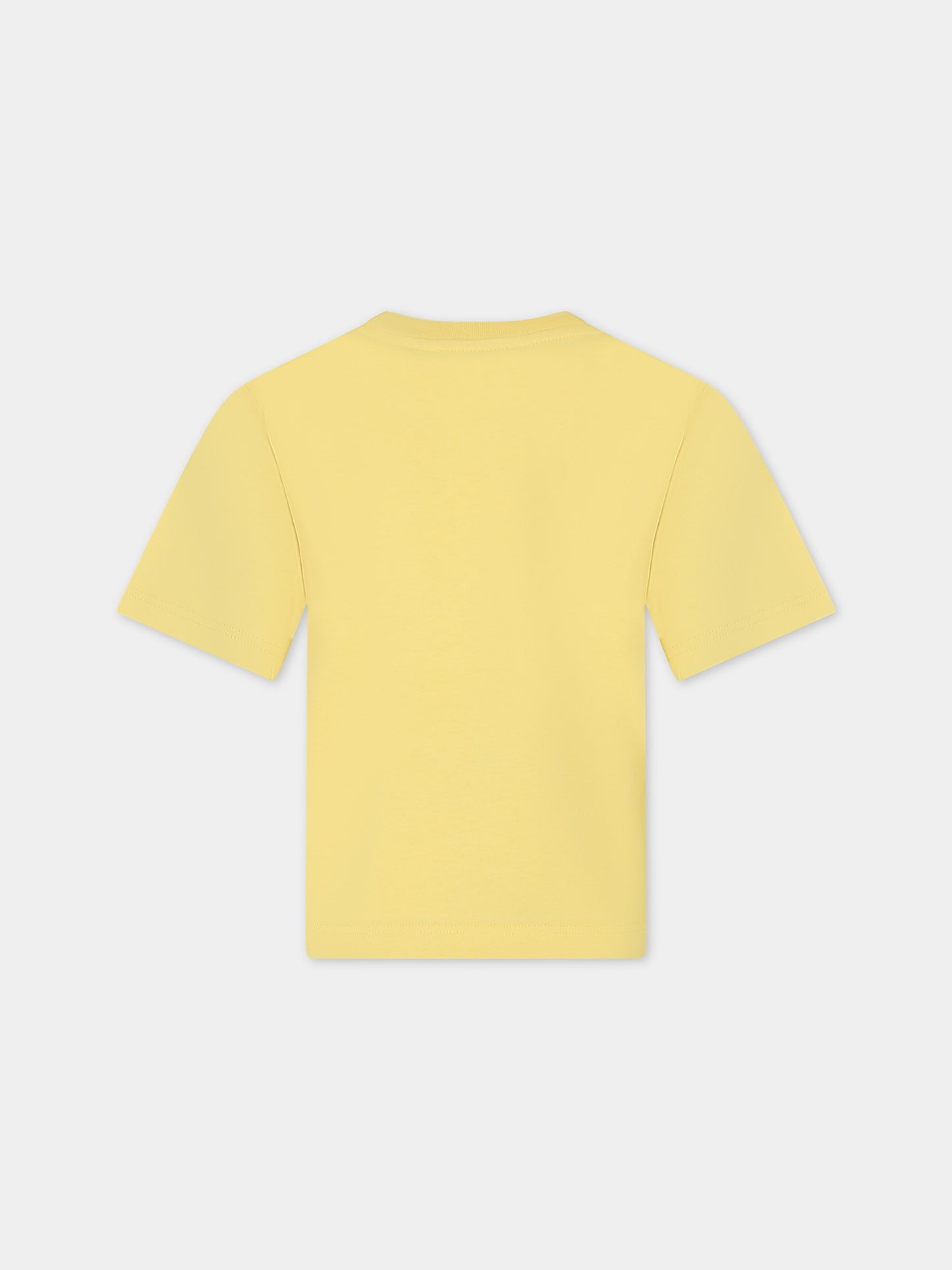 T-shirt gialla per bambini con logo,Little Marc Jacobs,W60212 577