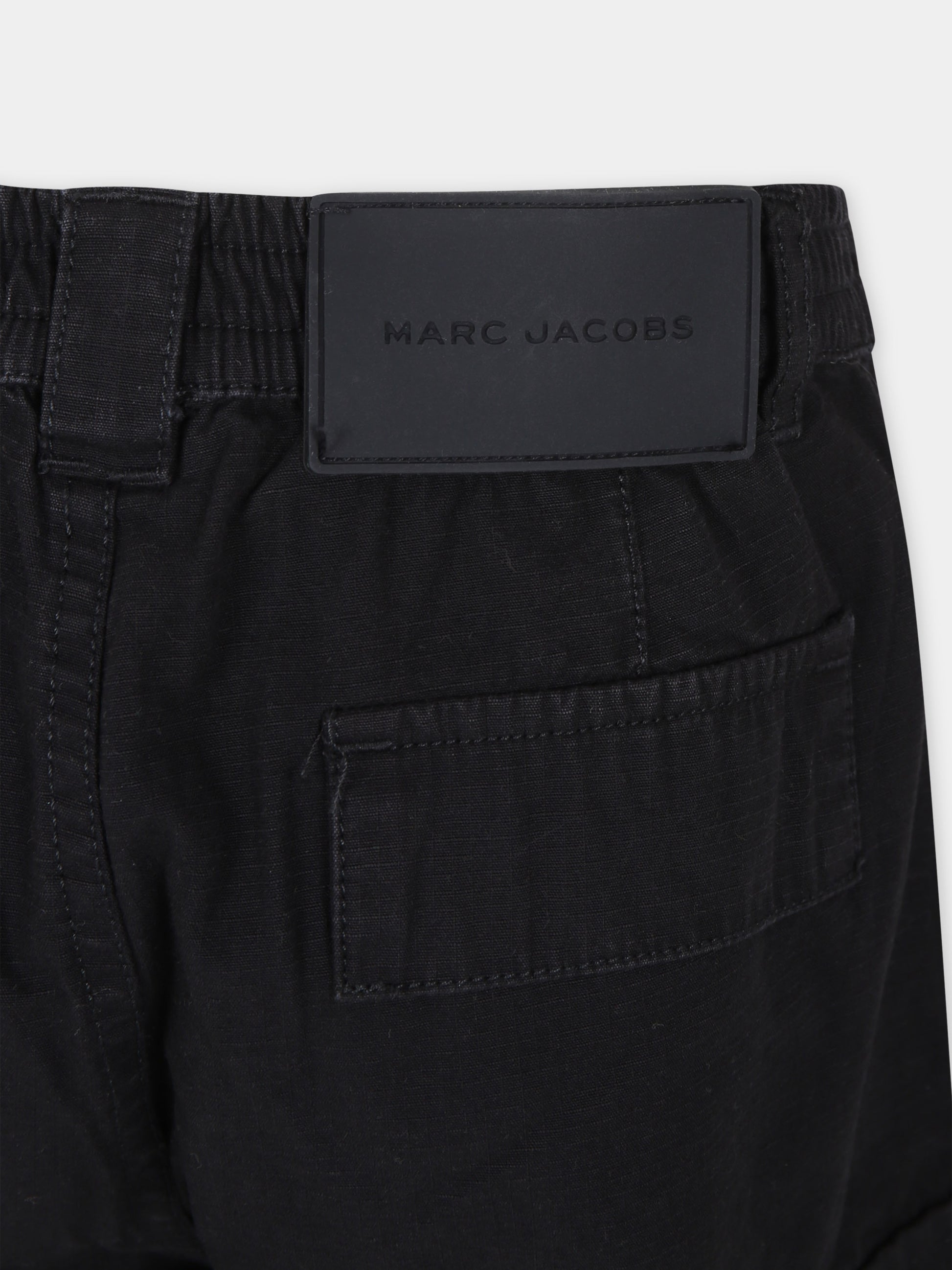 Pantaloni cargo neri per bambini,Marc Jacobs,W60161 09B