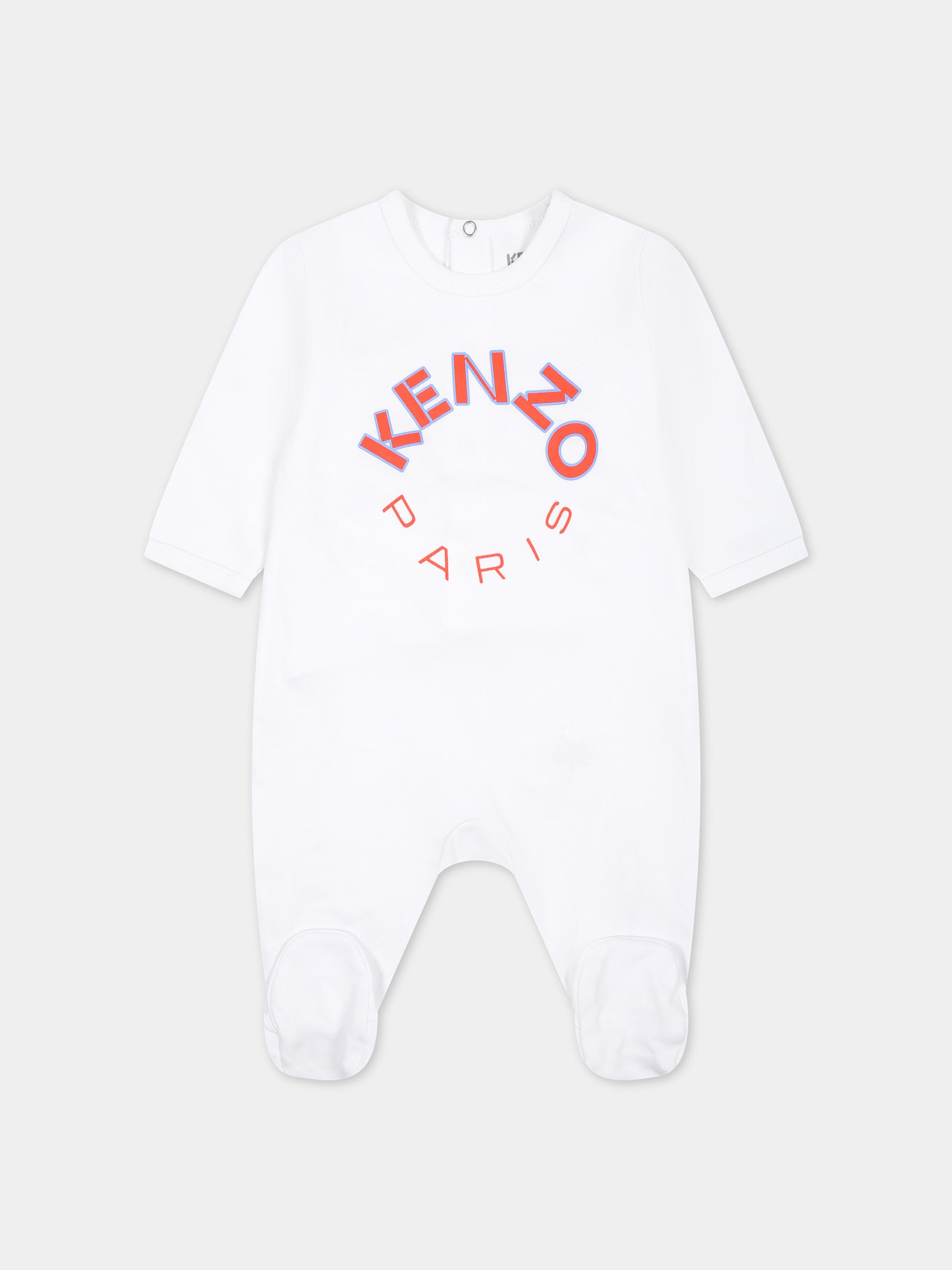 Set di tutine multicolor per neonato con logo,Kenzo Kids,K60378 10P