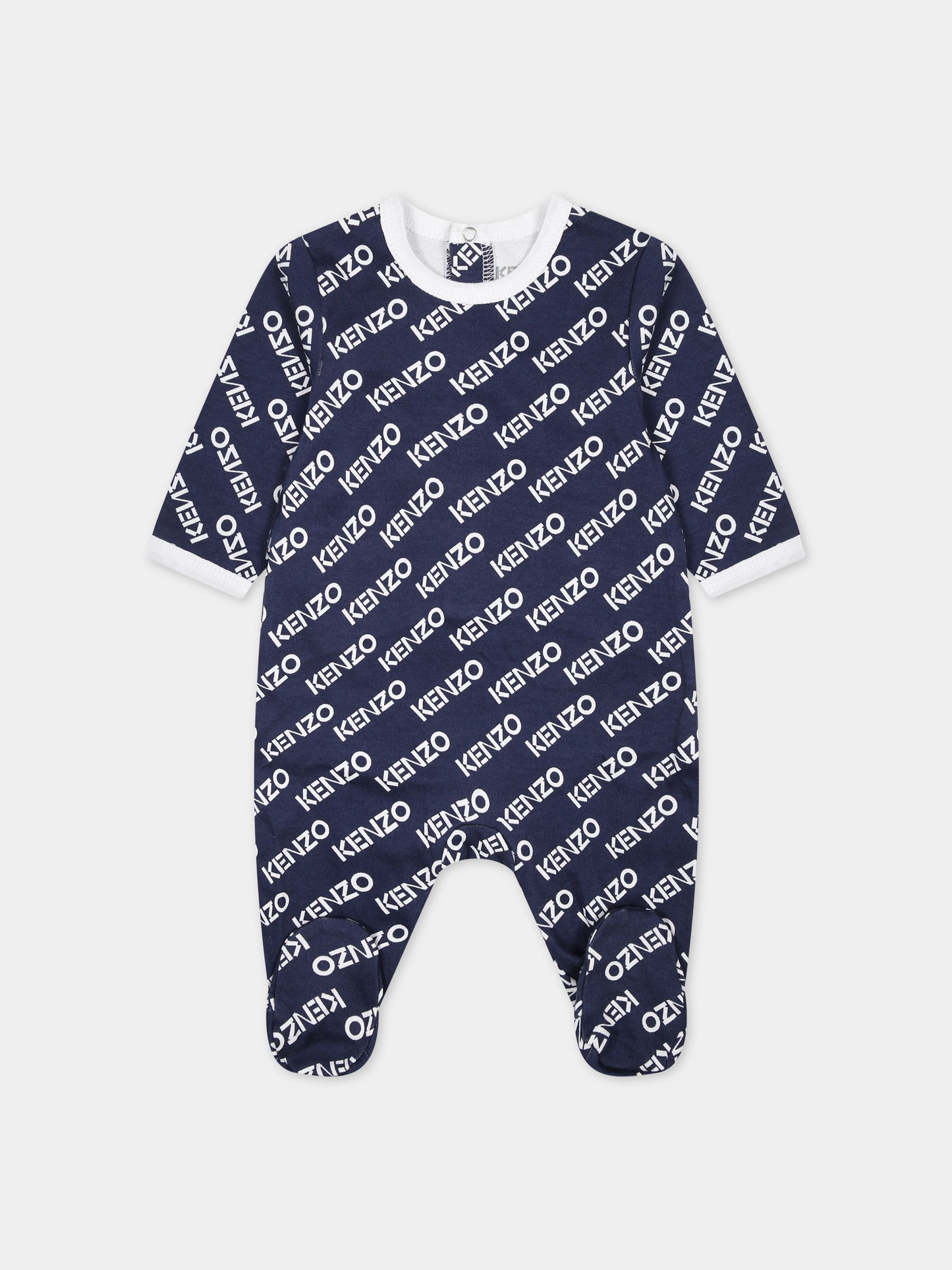 Set di tutine multicolor per neonato con logo,Kenzo Kids,K60378 10P