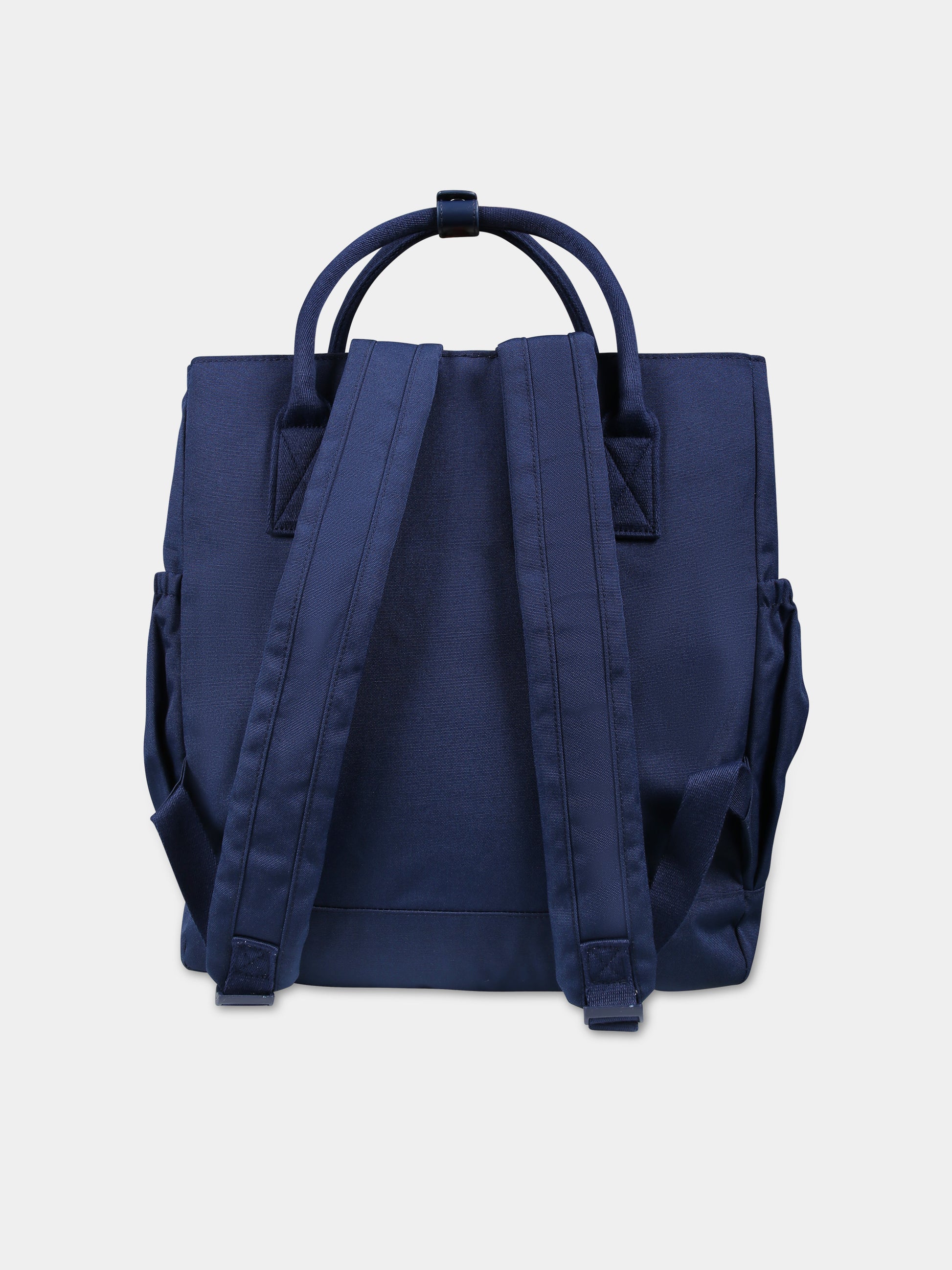 Borsa mamma blu per neonato con logo,Kenzo Kids,K60021 84A