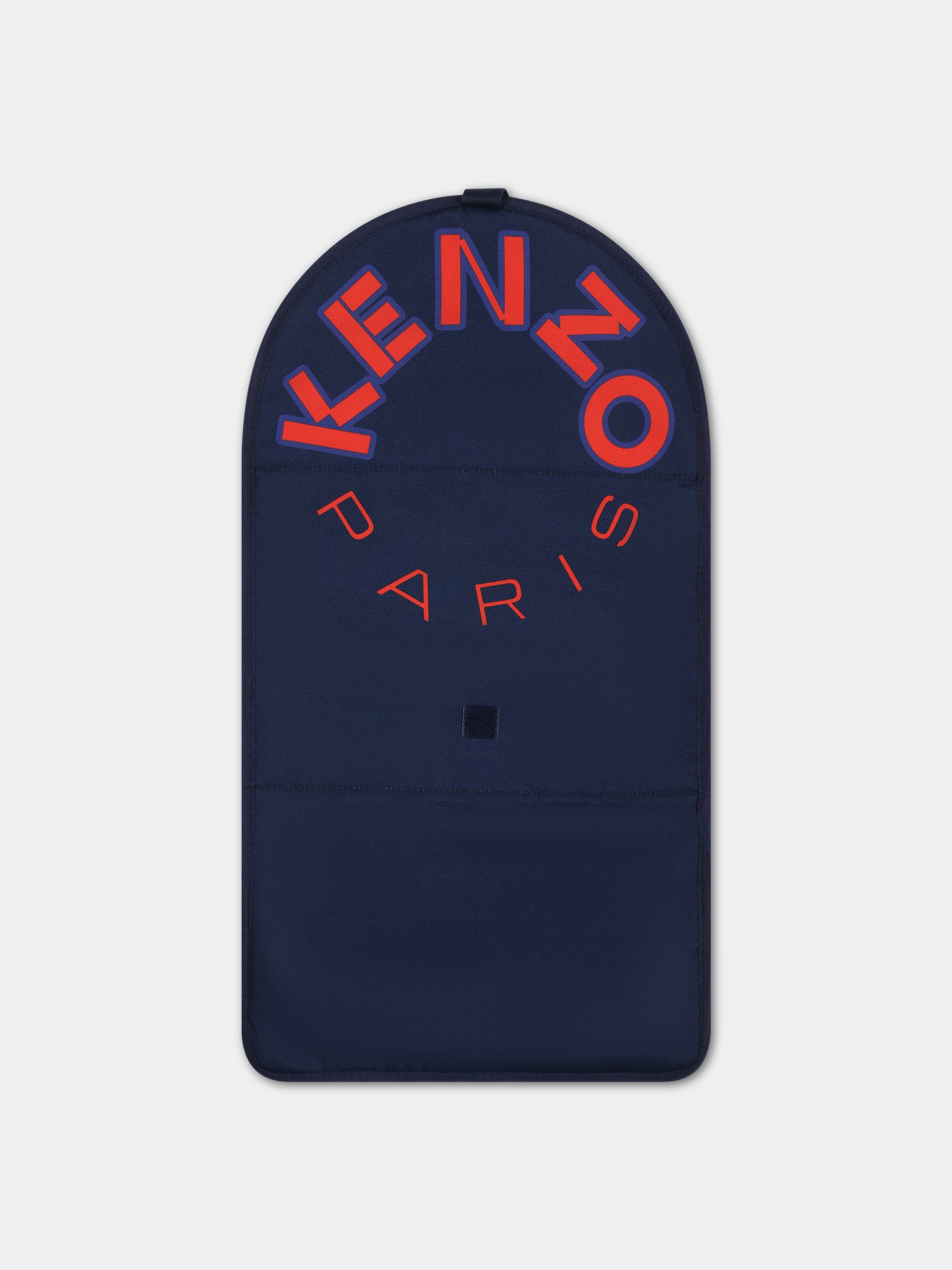 Borsa mamma blu per neonato con logo,Kenzo Kids,K60021 84A