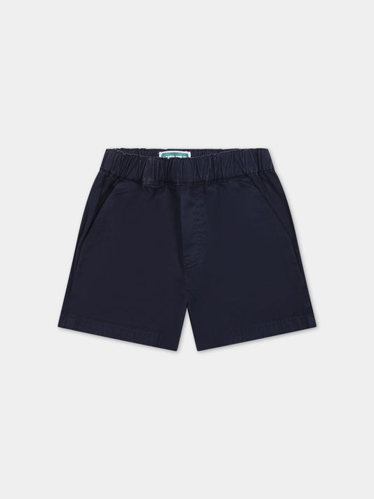 Shorts casual blu per neonato,Kenzo Kids,K60168 84A