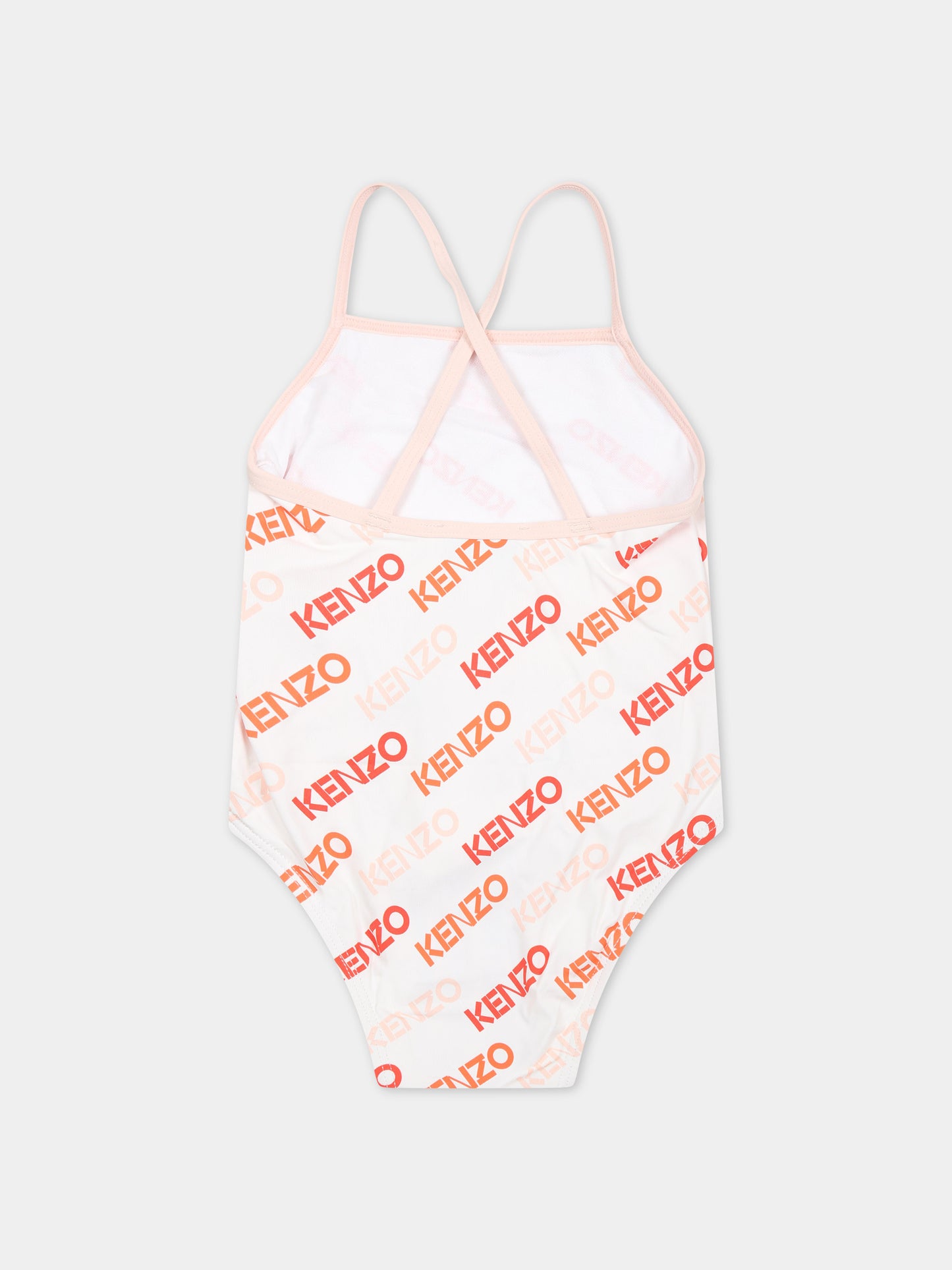 Costume intero per neonata con logo,Kenzo Kids,K60097 12P