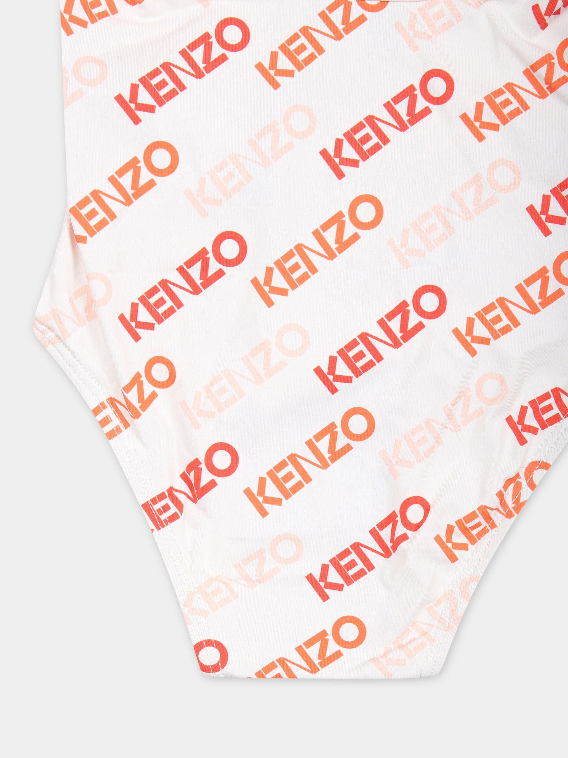 Costume intero per neonata con logo,Kenzo Kids,K60097 12P