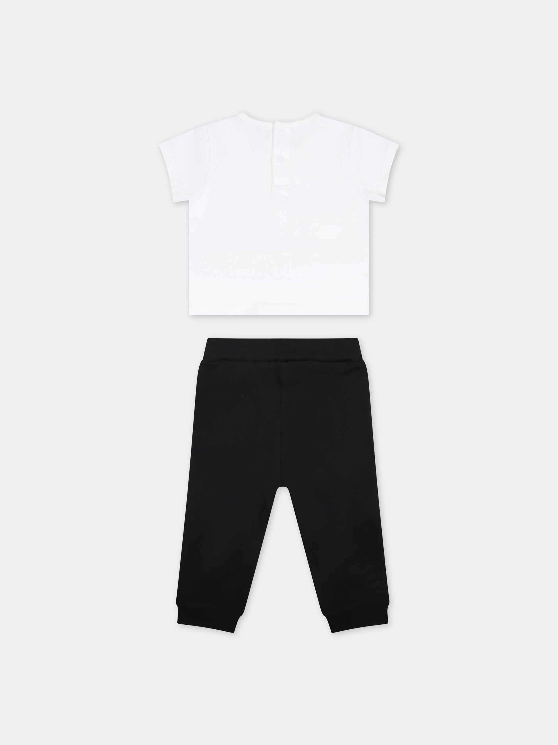 Completo multicolor per neonata con logo,Karl Lagerfeld Kids,Z30127 N50