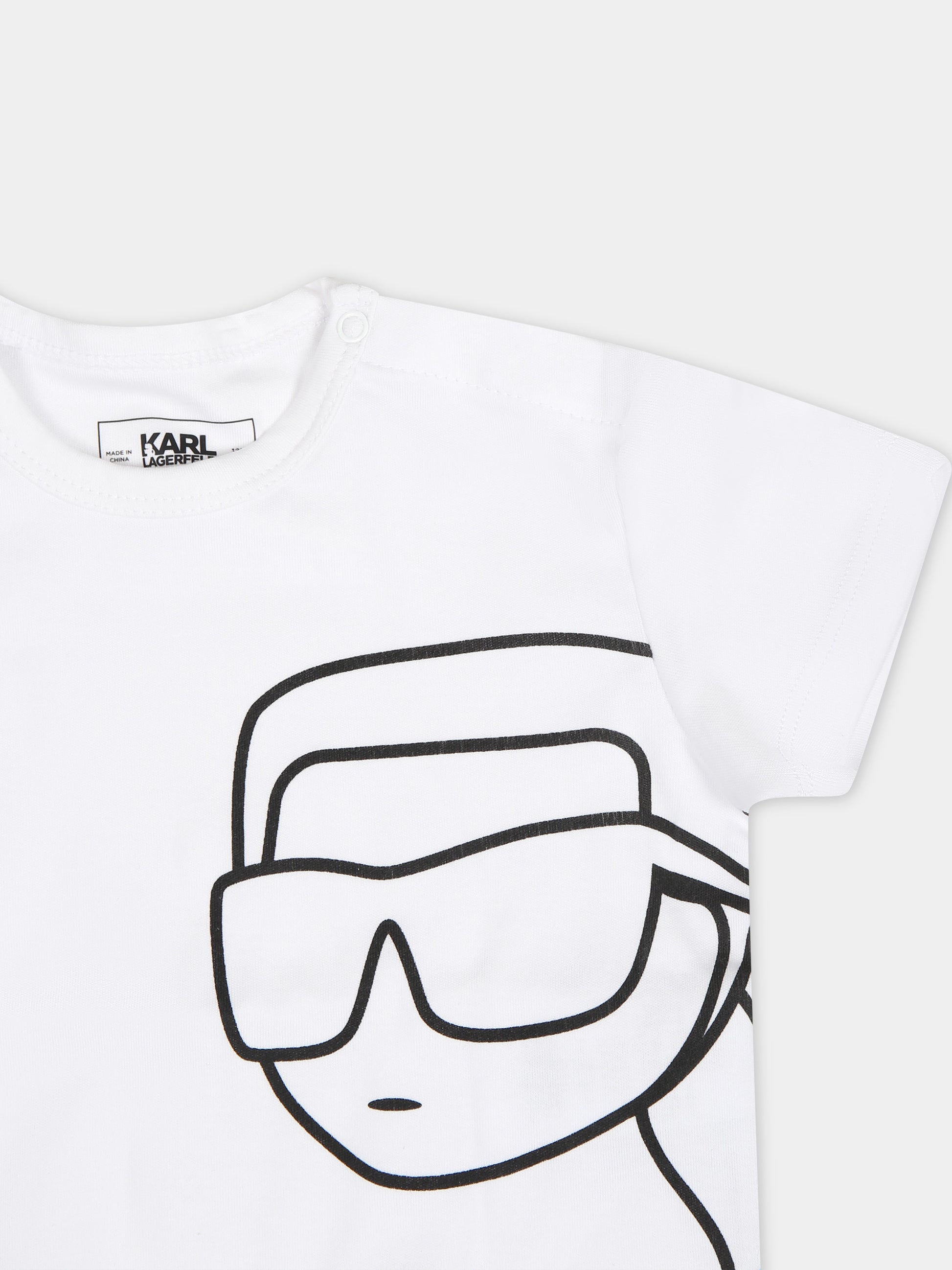 Completo multicolor per neonato con logo,Karl Lagerfeld Kids,Z30133 N48