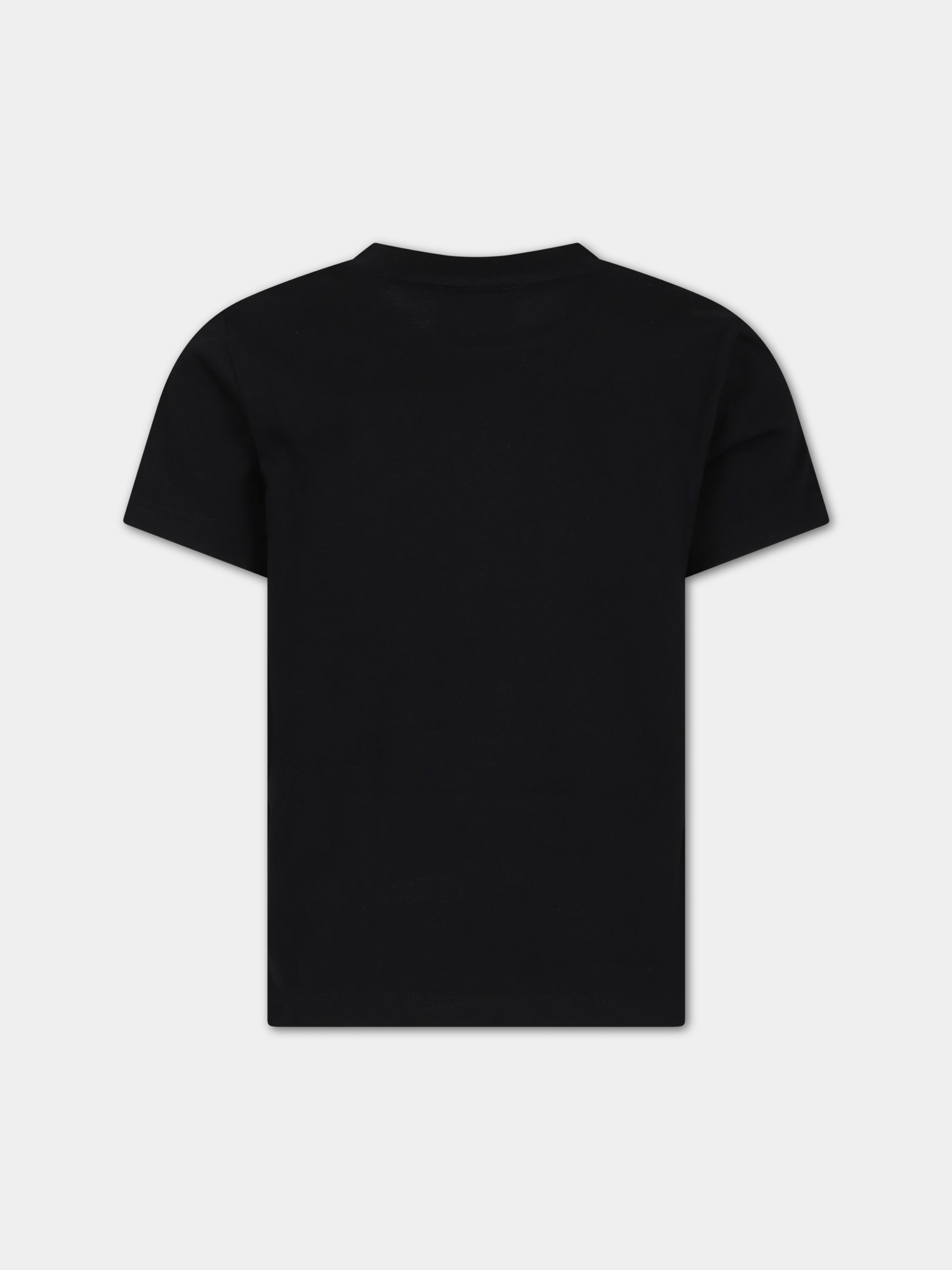 T-shirt nera per bambino con logo,Givenchy Kids,H30166 09B