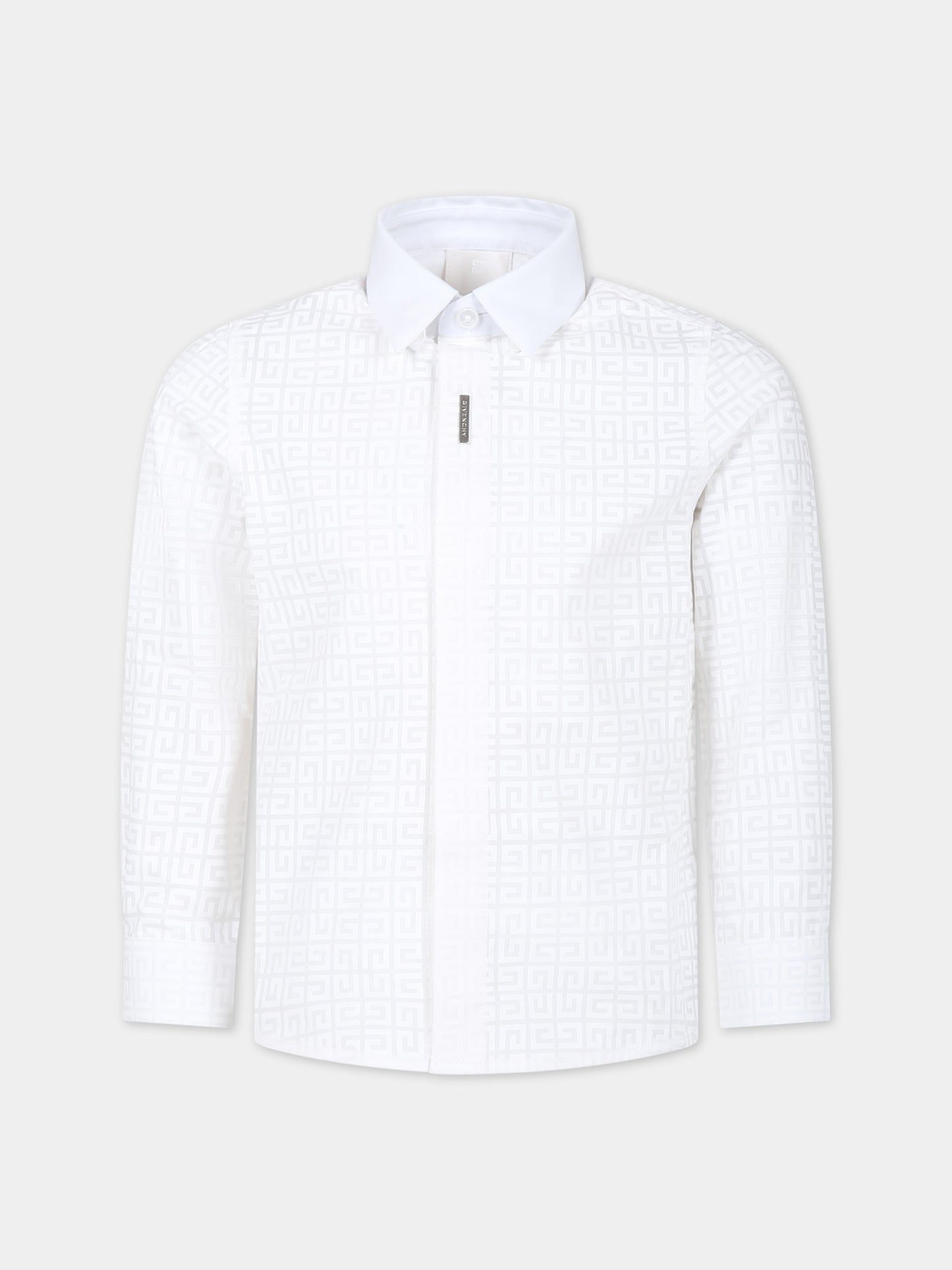 Camicia bianca per bambino con iconico 4G,Givenchy Kids,H30114 10P