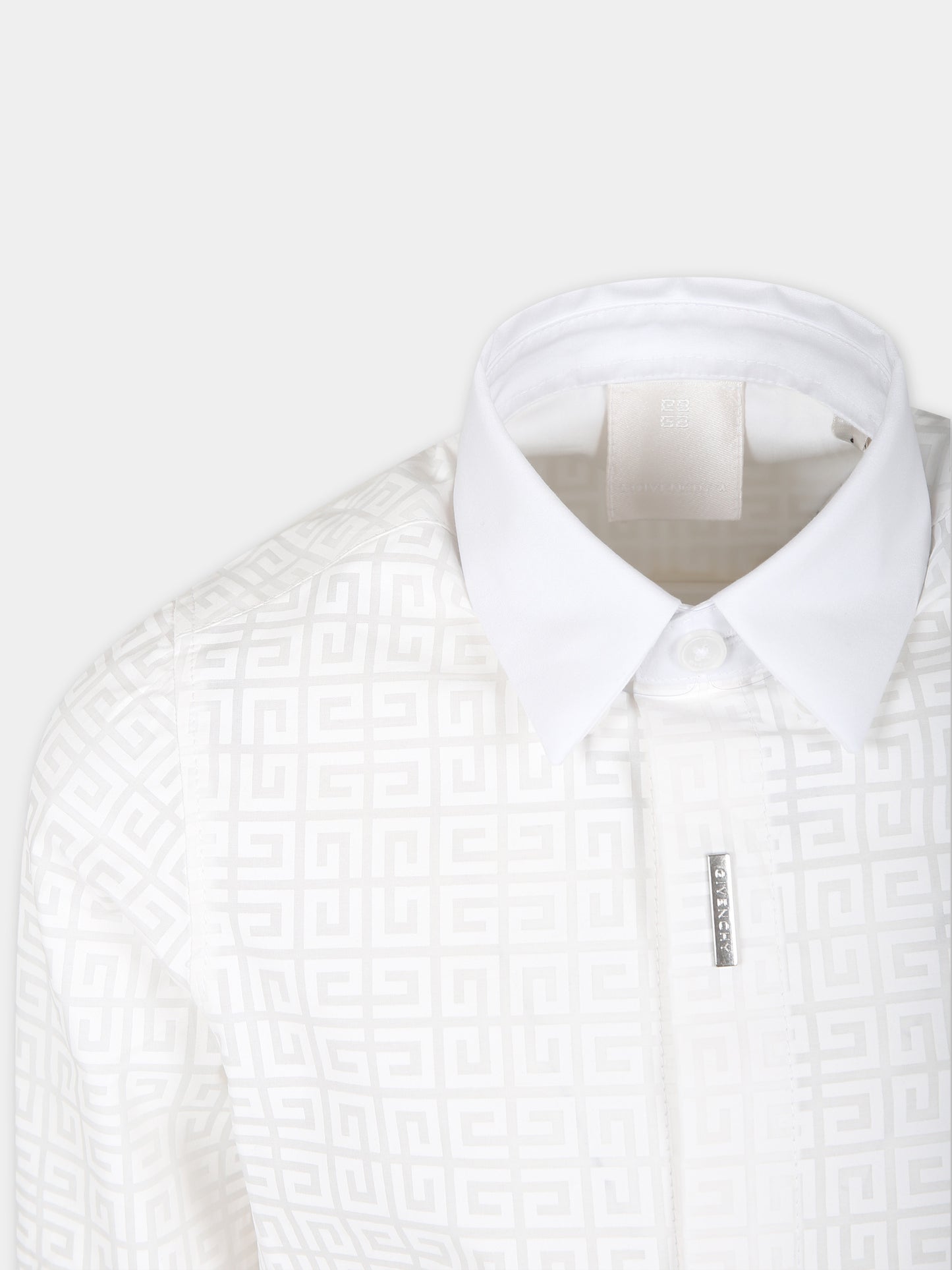 Camicia bianca per bambino con iconico 4G,Givenchy Kids,H30114 10P