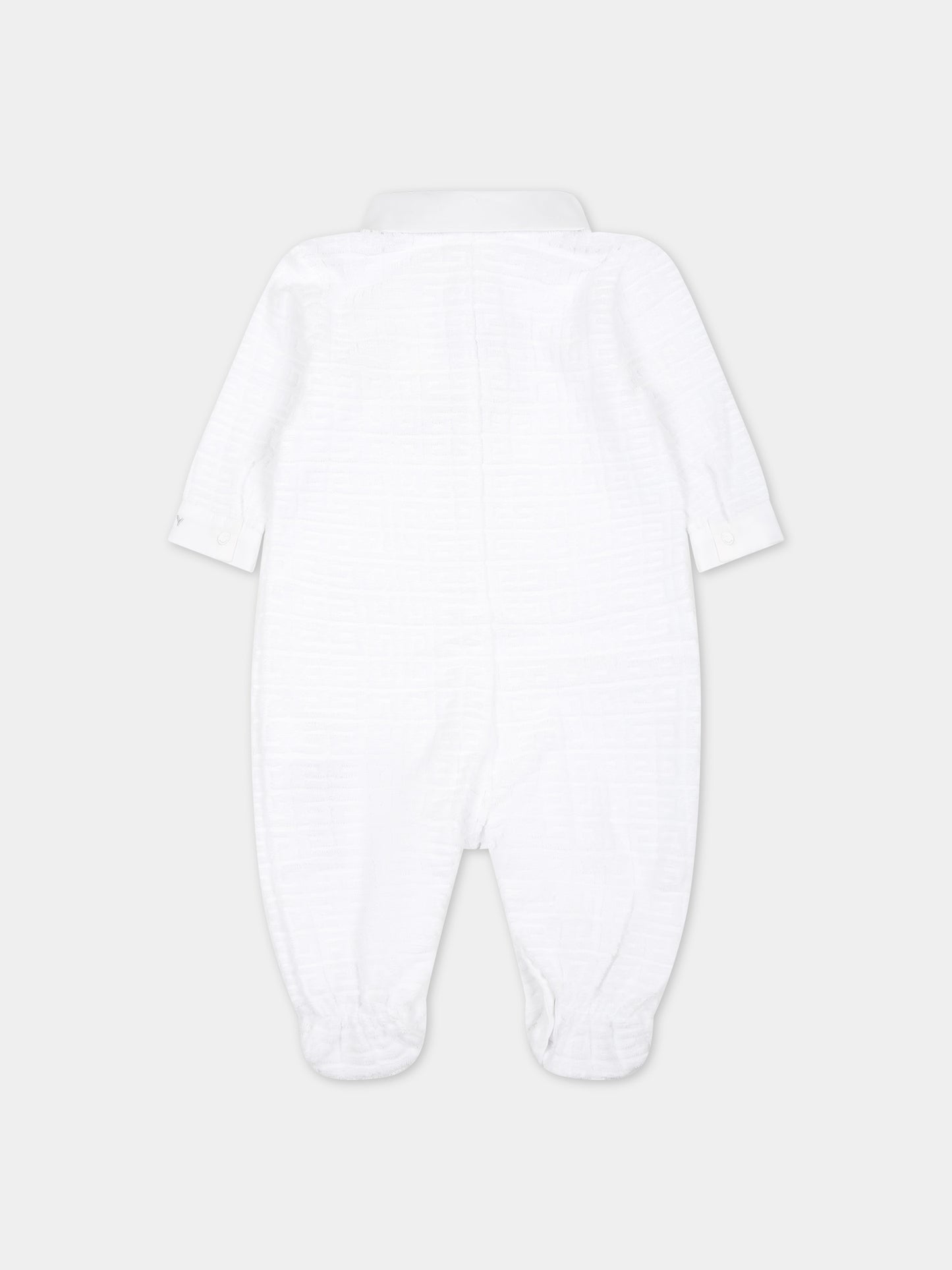 Set bianco per neonati con logo,Givenchy Kids,H30267 10P