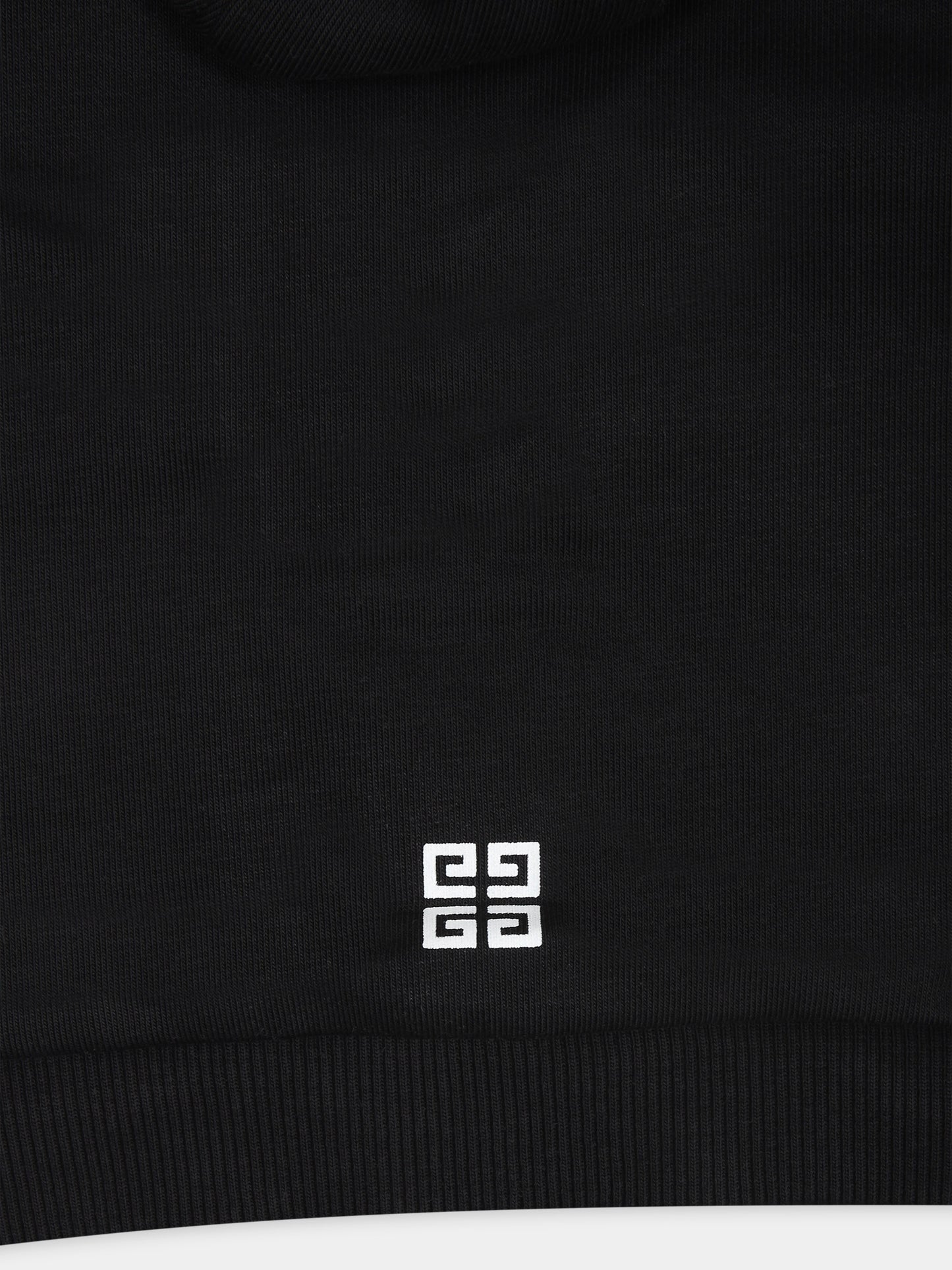 Felpa nera per neonato con logo,Givenchy Kids,H30204 09B