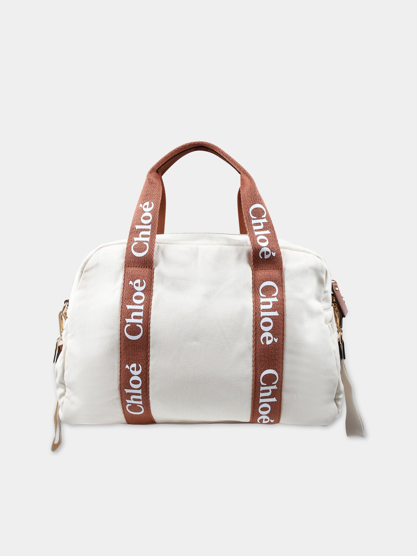 Borsa mamma avorio per neonata,Chloé Kids,C20190 148