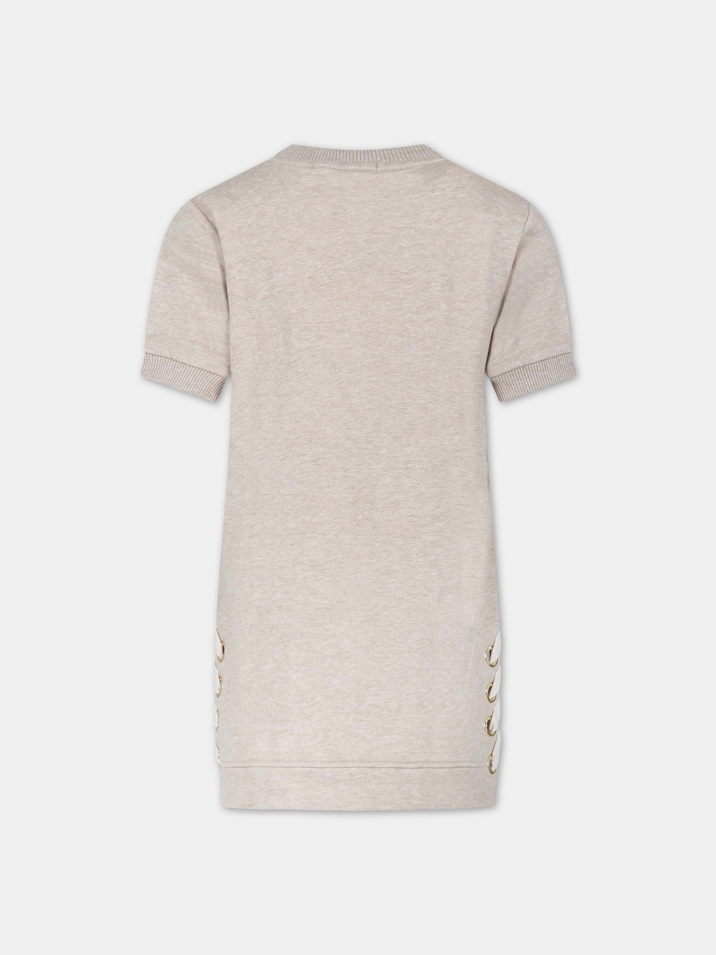 Vestito beige per bambina,Chloé Kids,C20055 C03