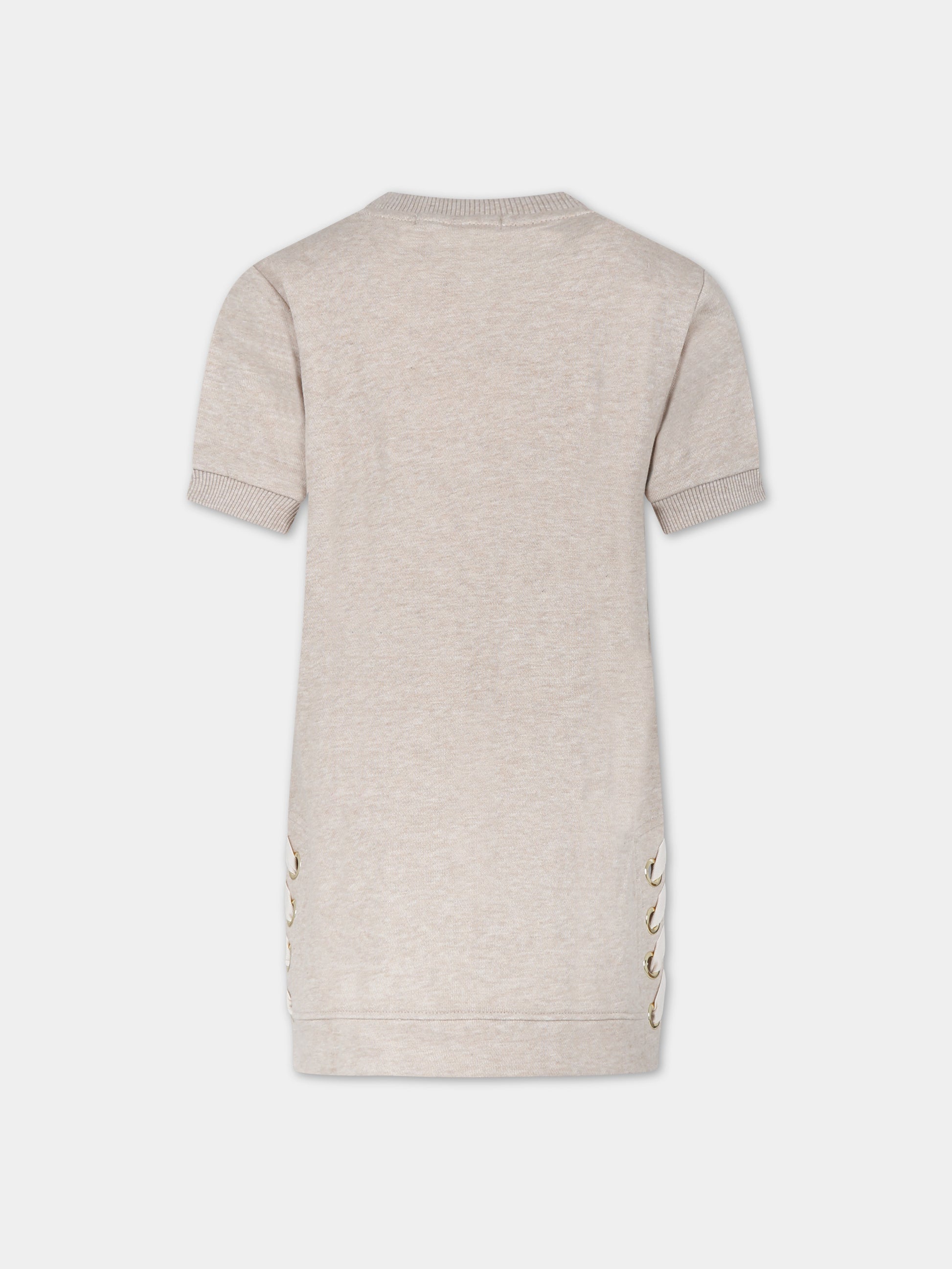 Vestito beige per bambina,Chloé Kids,C20055 C03