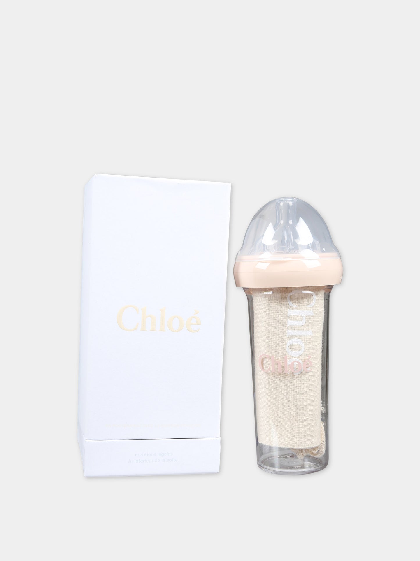 Set rosa per neonata con logo,Chloé Kids,C20204 440