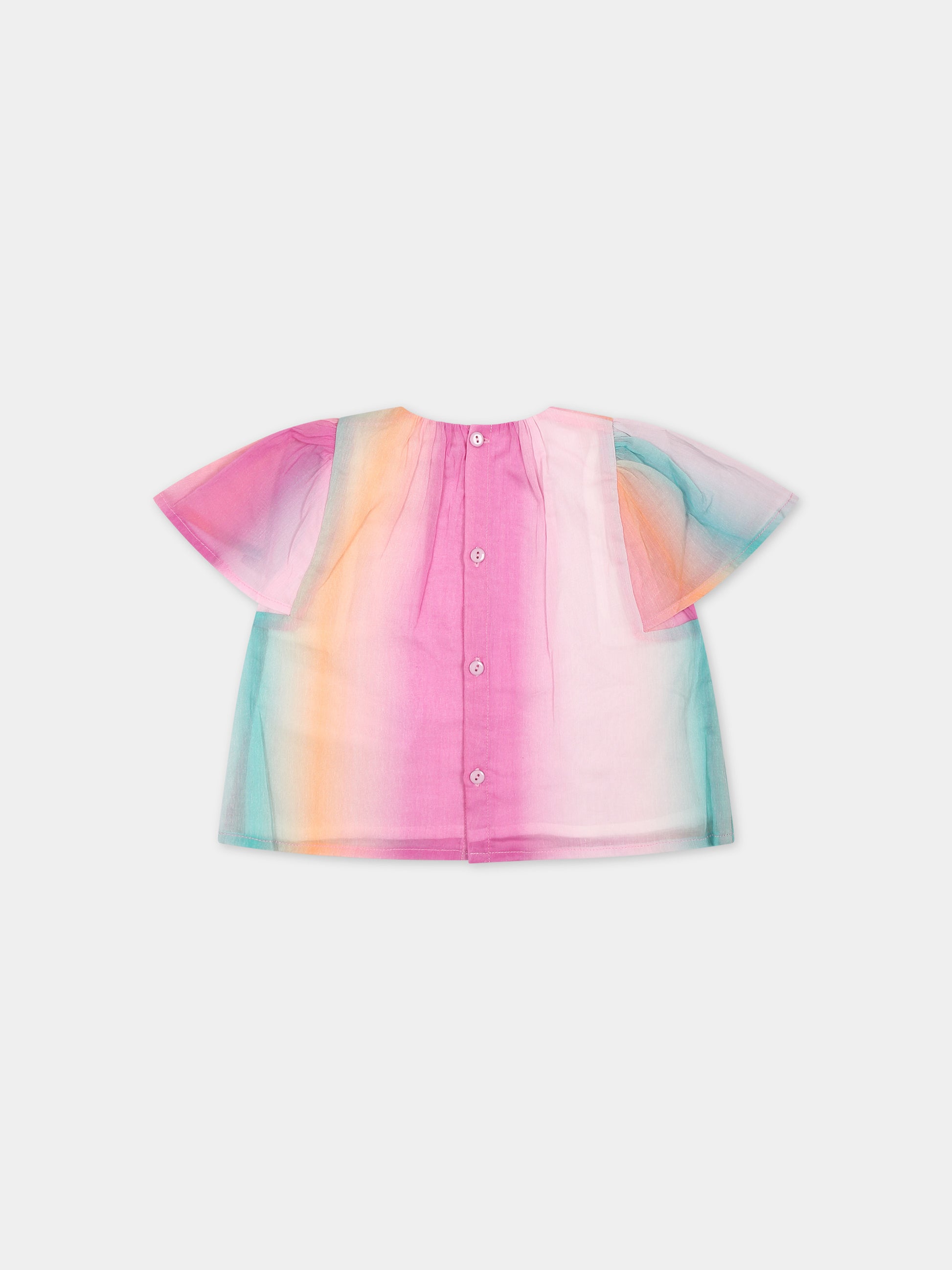 Top multicolor per neonata,Chloé Kids,C20023 Z41