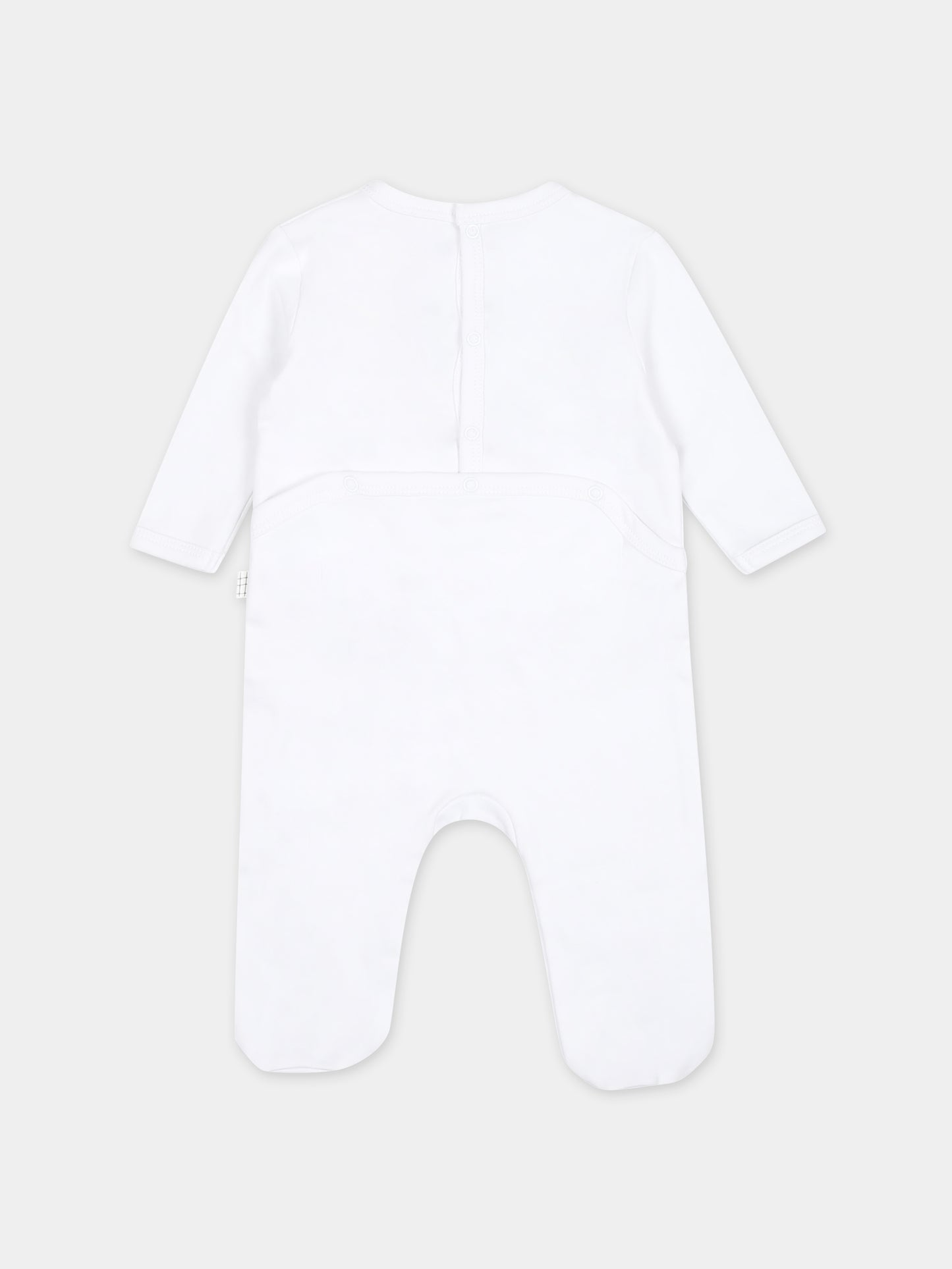 Tutina bianca per neonato con stampa multicolor,Carrement Beau,Y30048 10P