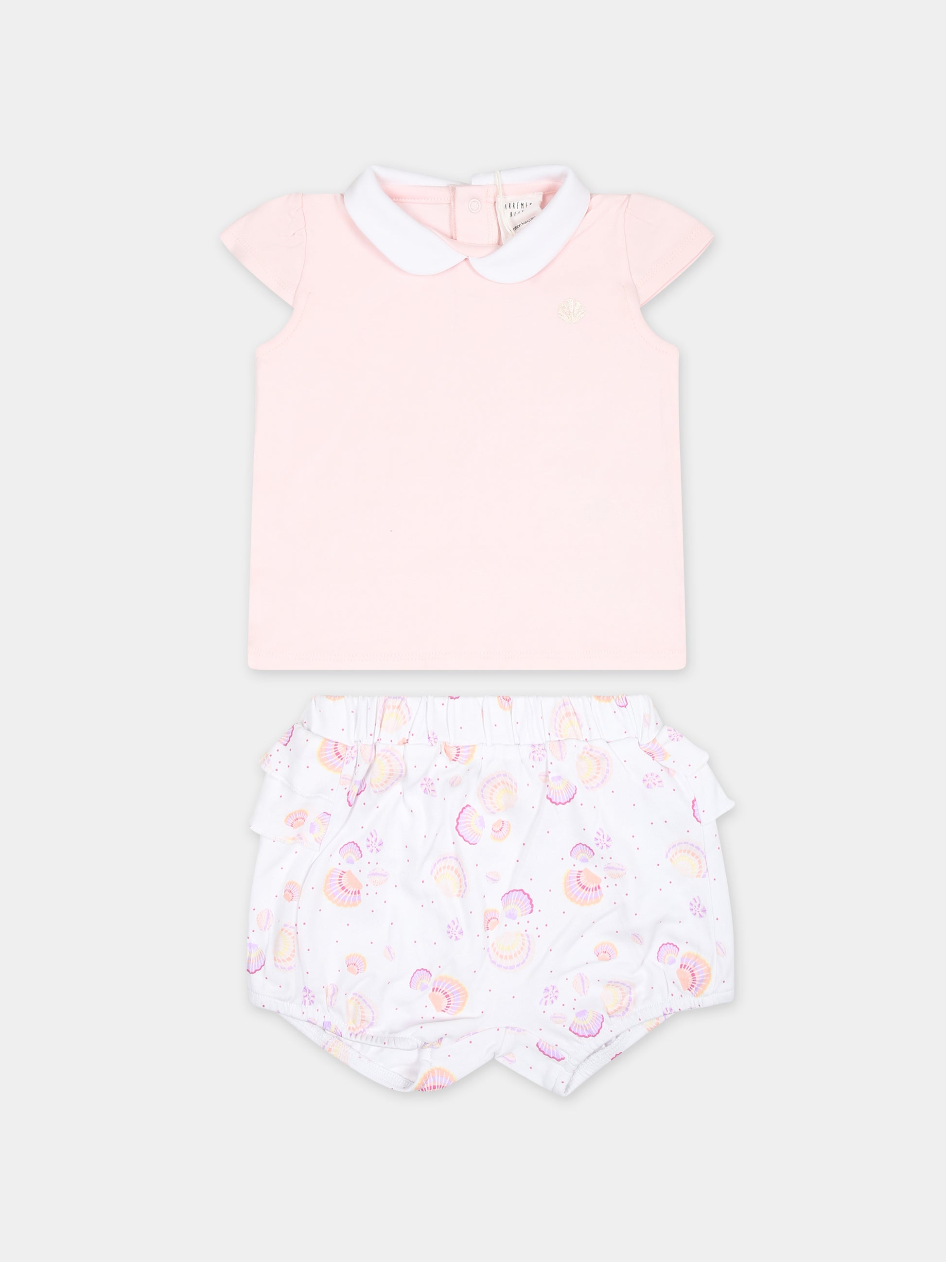 Completo multicolor per neonata,Carrement Beau,Y30018 N34