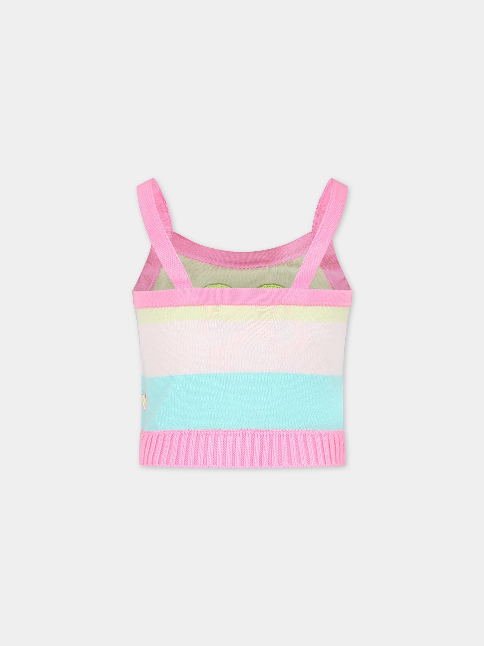 Top rosa per bambina con cuore,Billieblush,U20007 462