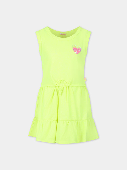 Vestito giallo per bambina,Billieblush,U20185 599