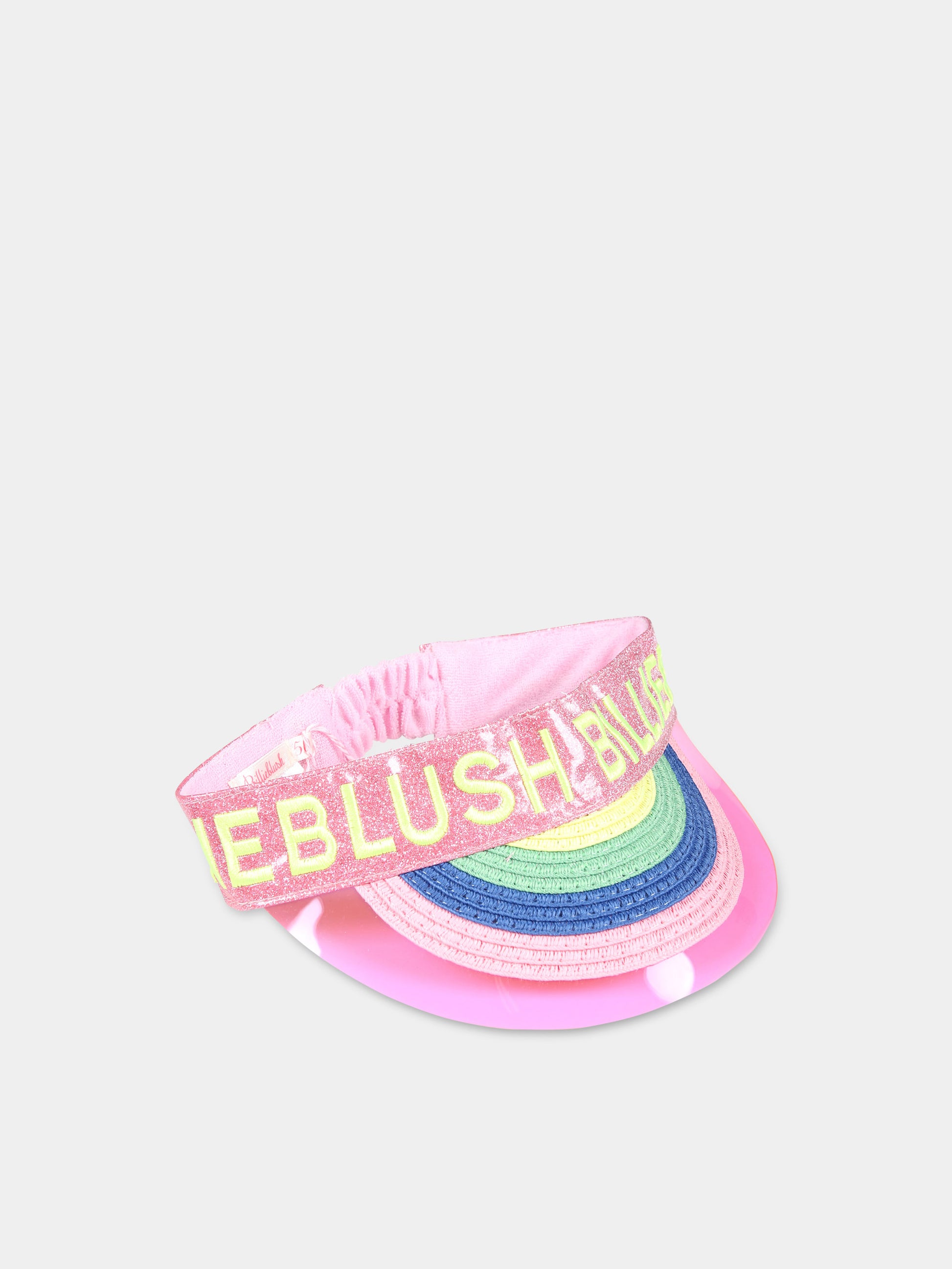 Cappello con visiera multicolor per bambina,Billieblush,U20342 462