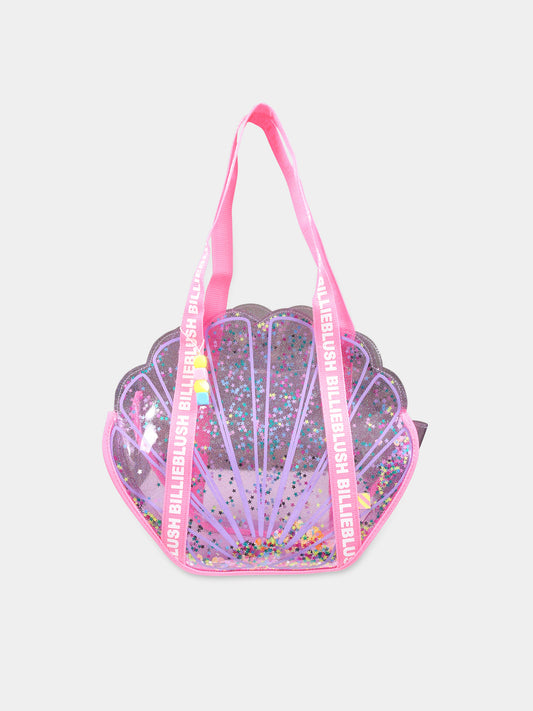 Borsa viola per bambina con stelle,Billieblush,U20314 929
