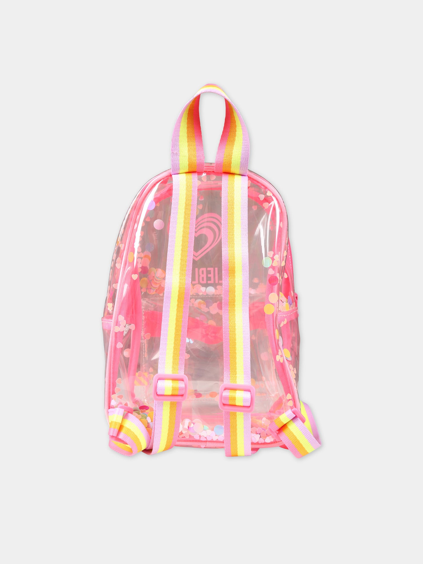Zaino trasparente per bambina con logo,Billieblush,U20331 499