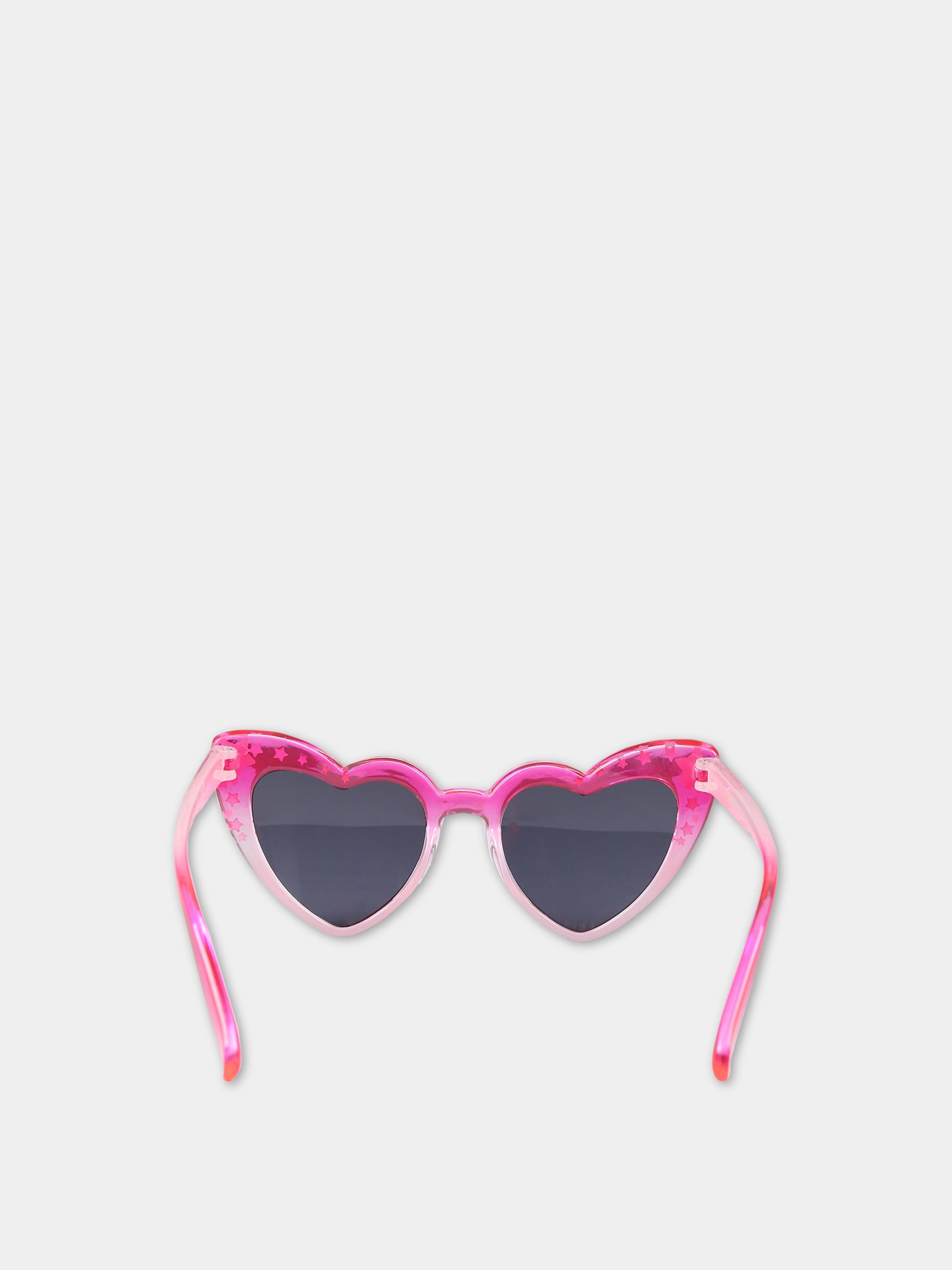Occhiali da sola fucsia per bambina a forma di cuore,Billieblush,U20304 499