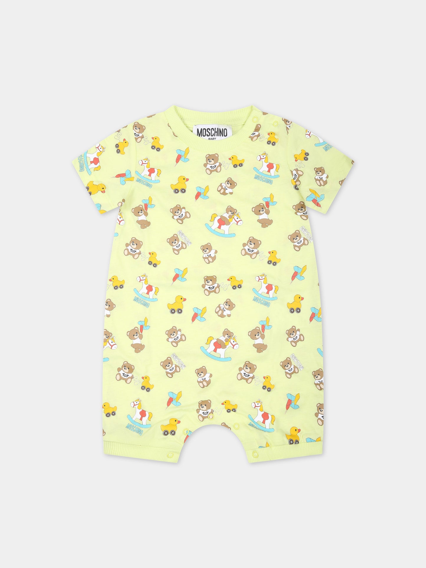 Set multicolor per neonati con Teddy Bear,Moschino Kids,MQY02P LAB92 83535