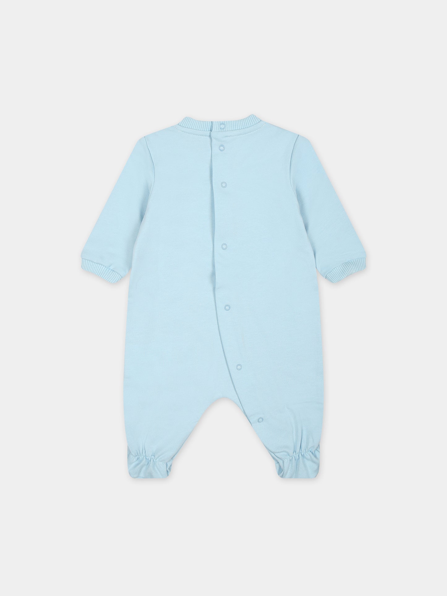 Set celeste per neonato con Teddy Bear,Moschino Kids,MNY03I LCA19 40304