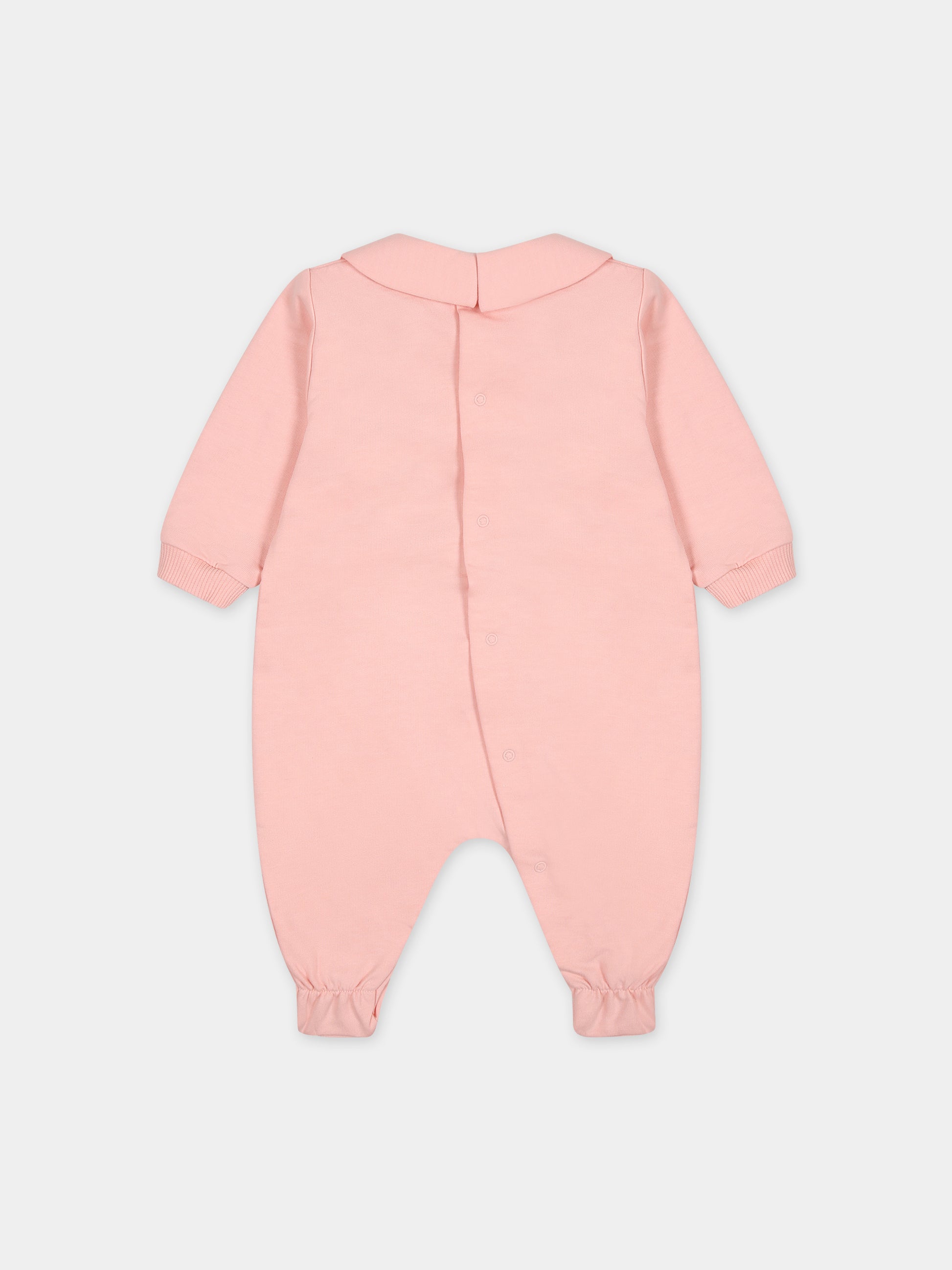 Set rosa per neonata con Teddy Bear,Moschino Kids,MUY067 LCA19 50209