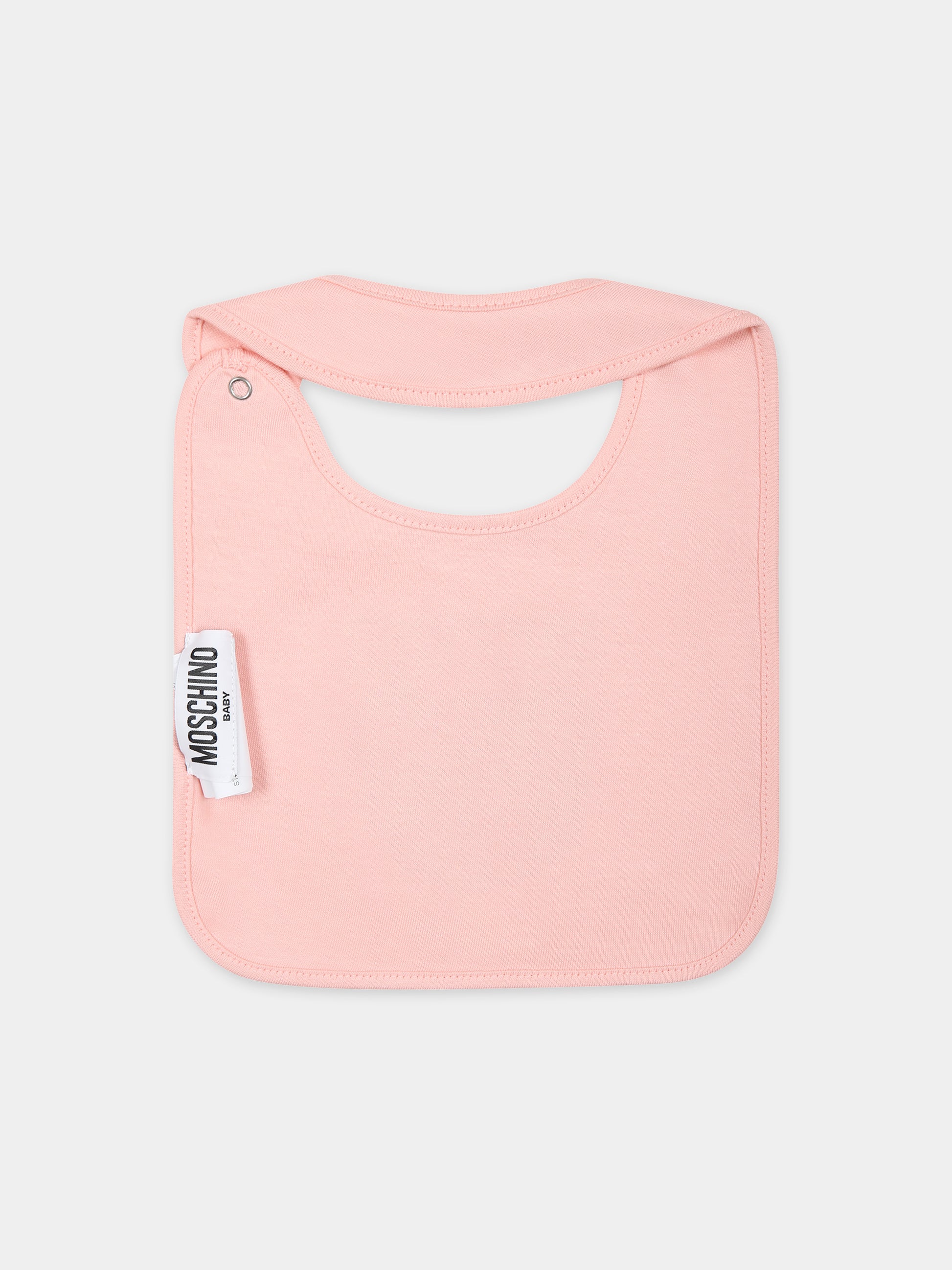 Set rosa per neonata con Teddy Bear,Moschino Kids,MUY067 LCA19 50209