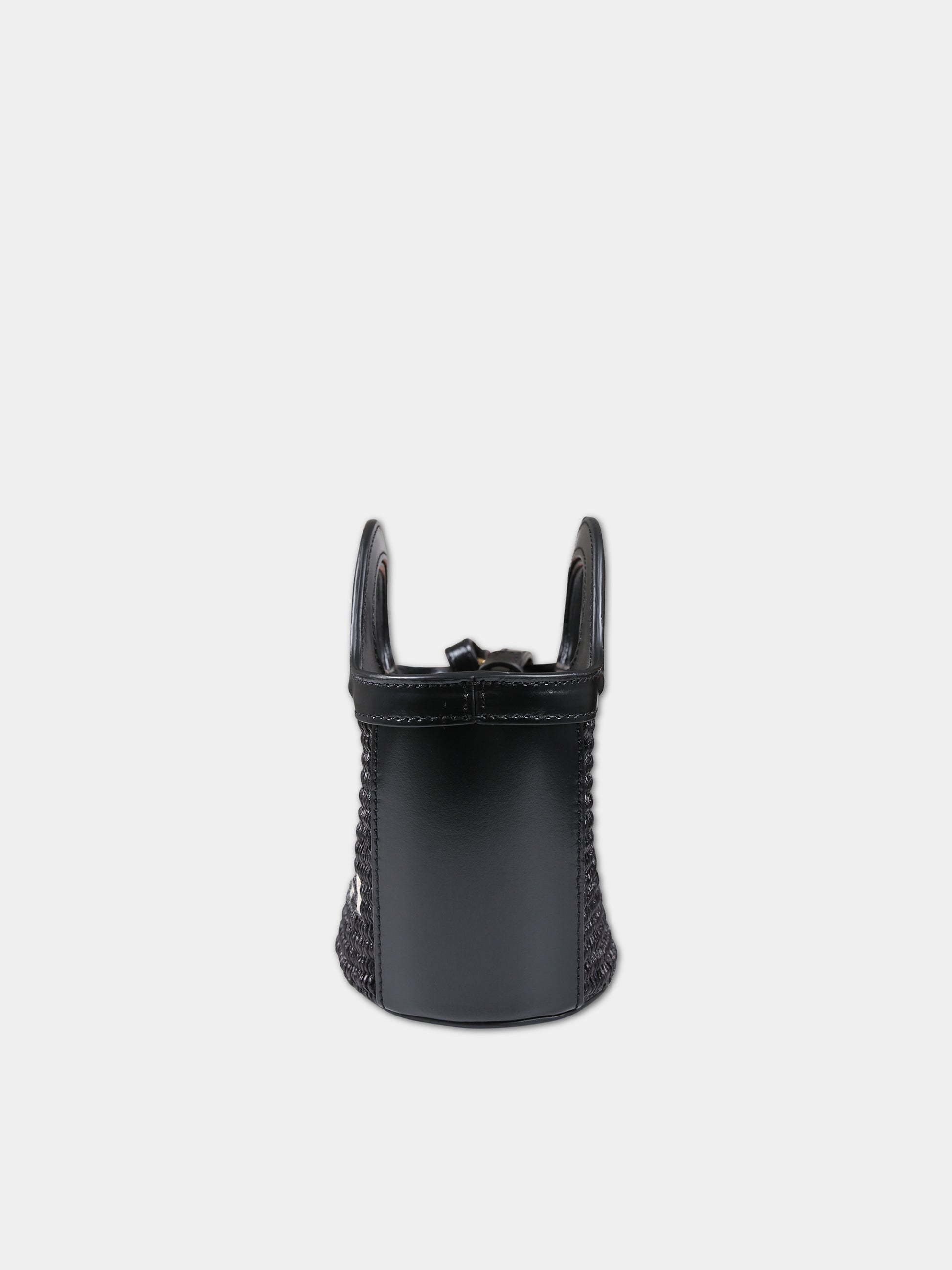 Borsa nera per bambina con logo,Marni Kids,M01161 P3860 00N99