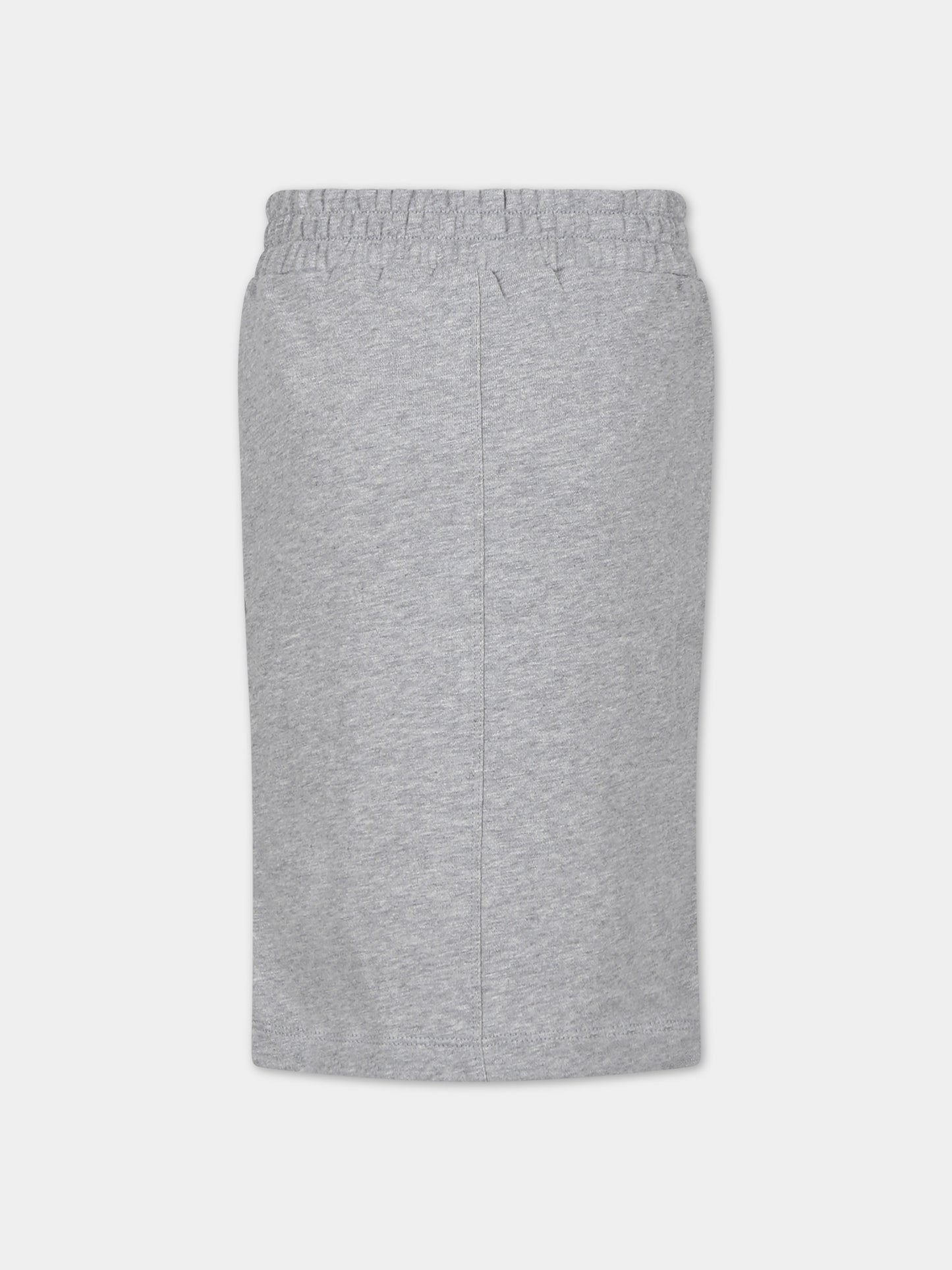 Gonna grigia per bambina con logo,Marni Kids,M01038 M00SF MG129F 0M903